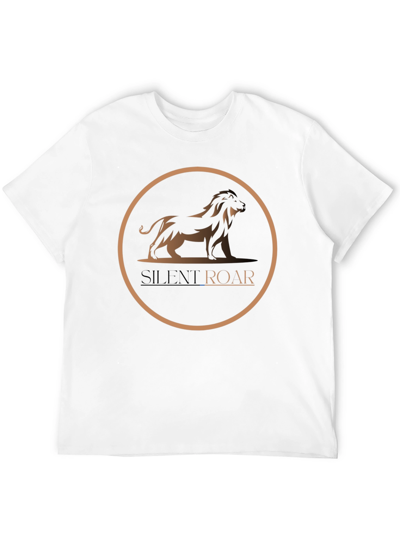 Silent Roar Graphic Tee - Modern Lion Design