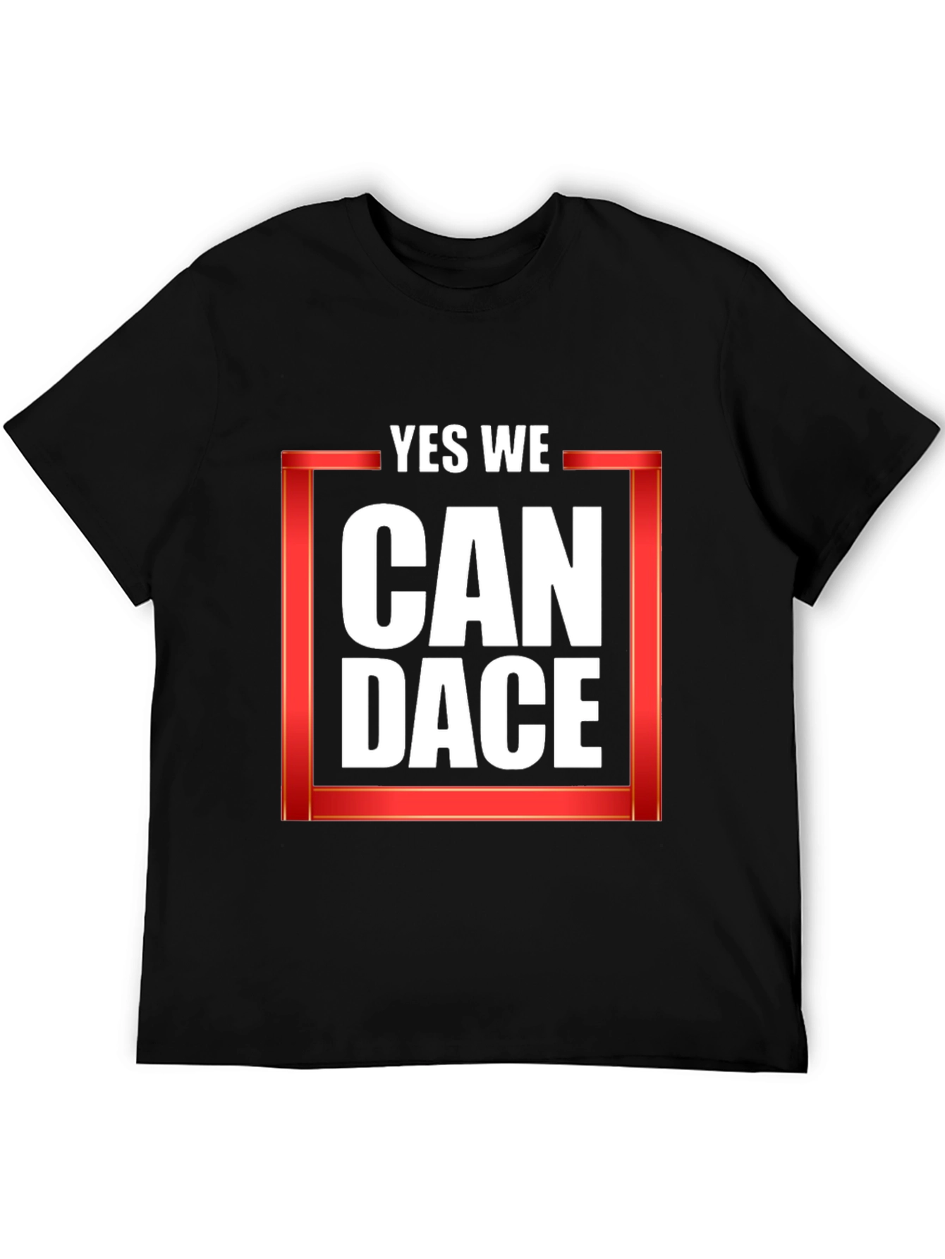 Yes We Can Dace Black T-Shirt