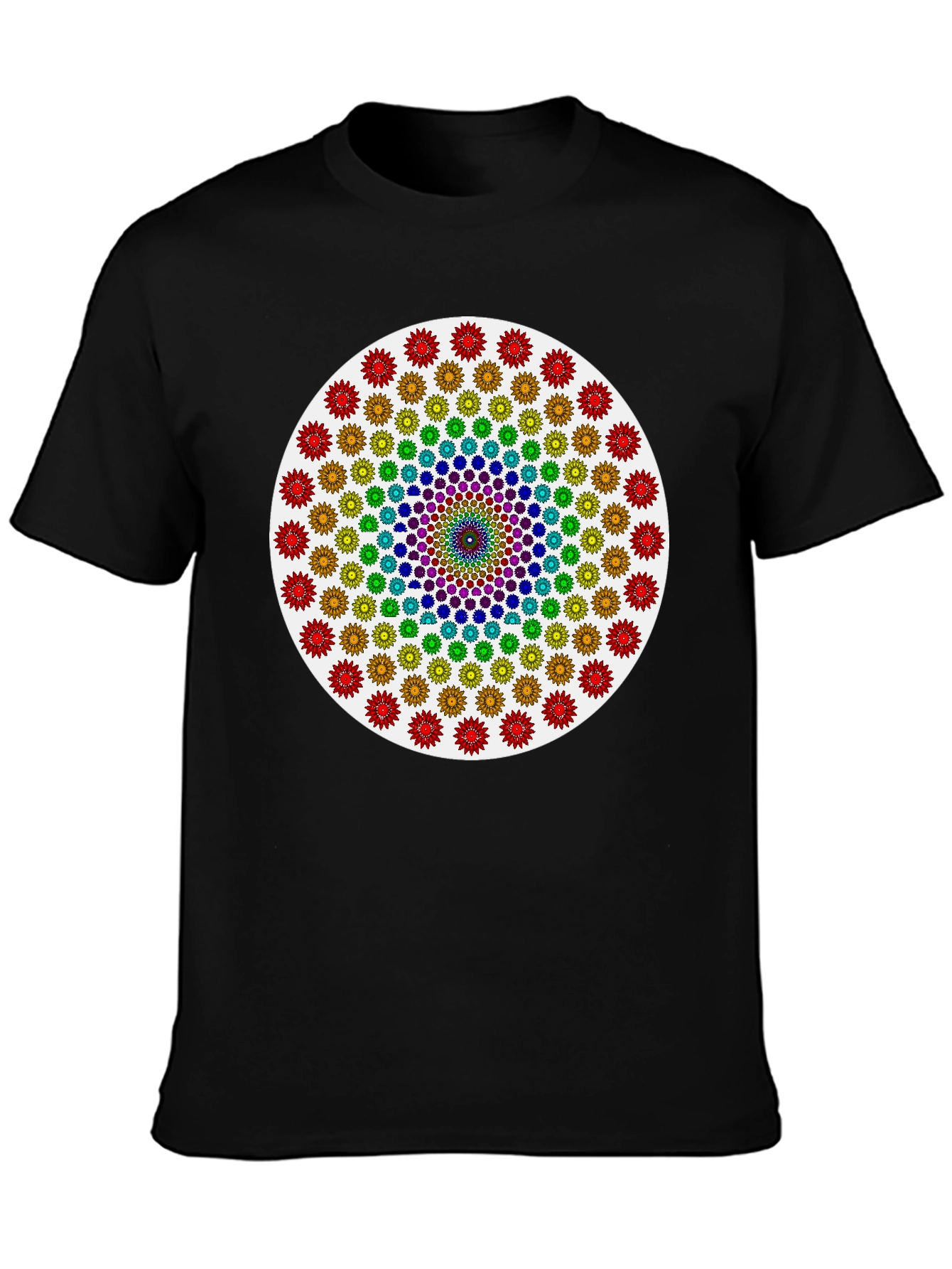Rainbow Mandala Graphic Tee