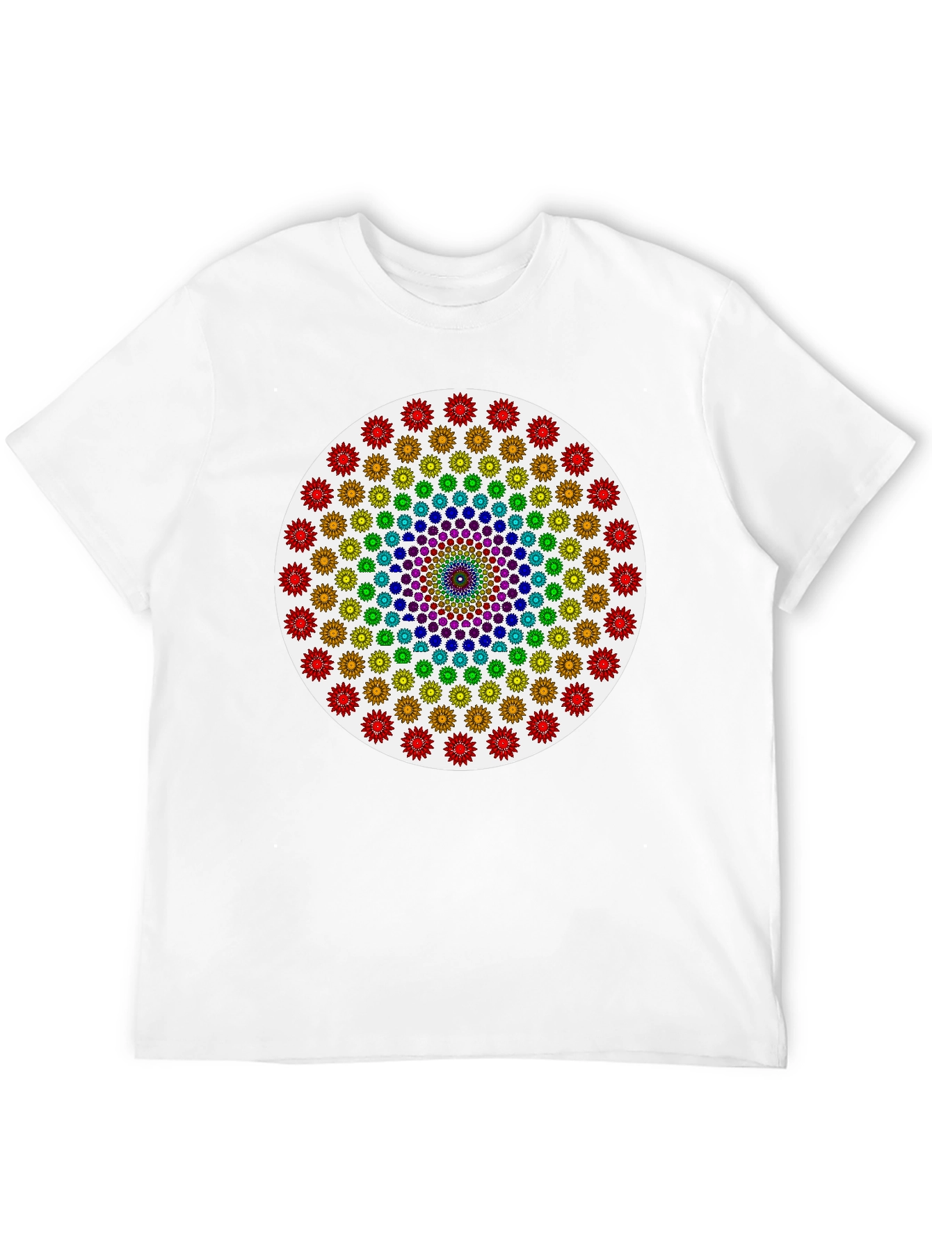 Rainbow Mandala Graphic Tee
