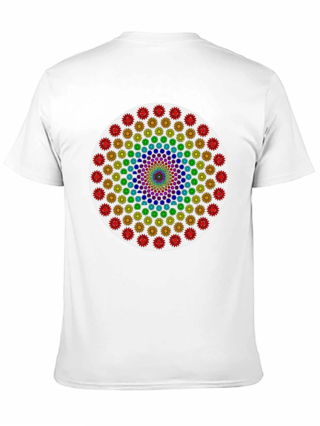 Rainbow Mandala Graphic Tee