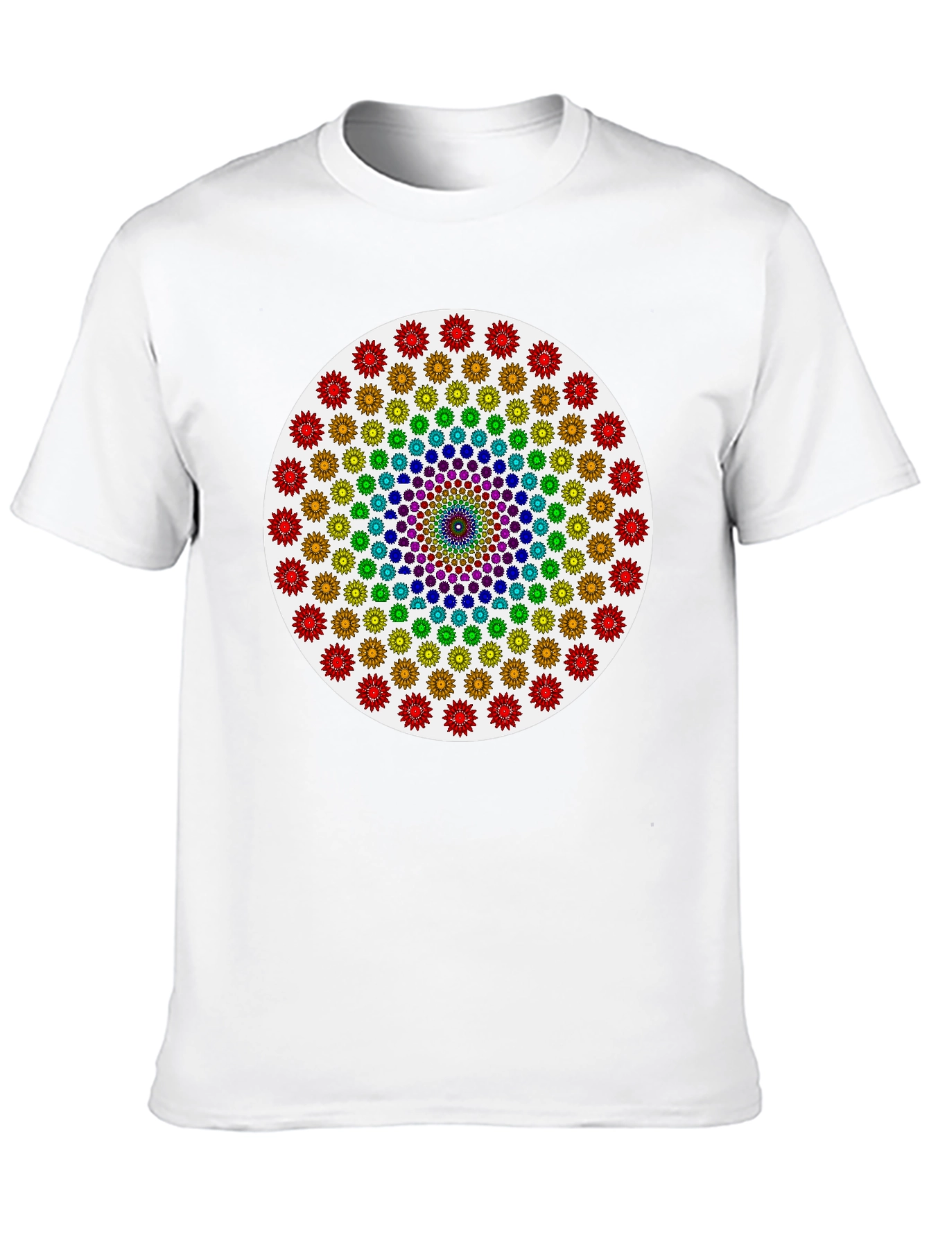 Rainbow Mandala Graphic Tee