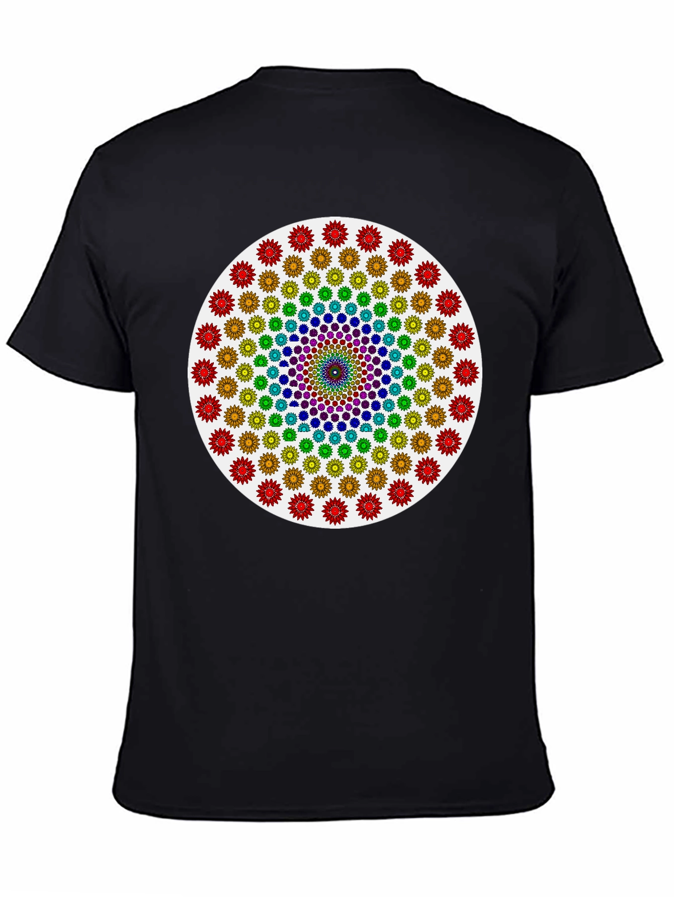 Rainbow Mandala Graphic Tee