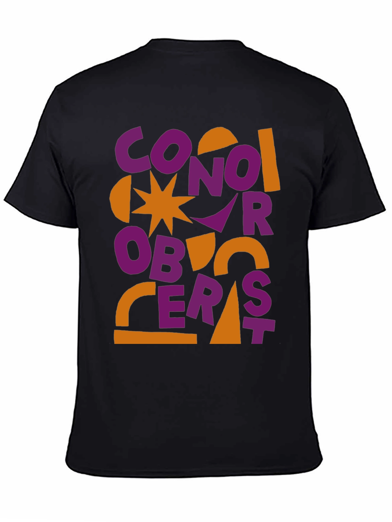 Conor Oberst Graphic Tee - Abstract Style