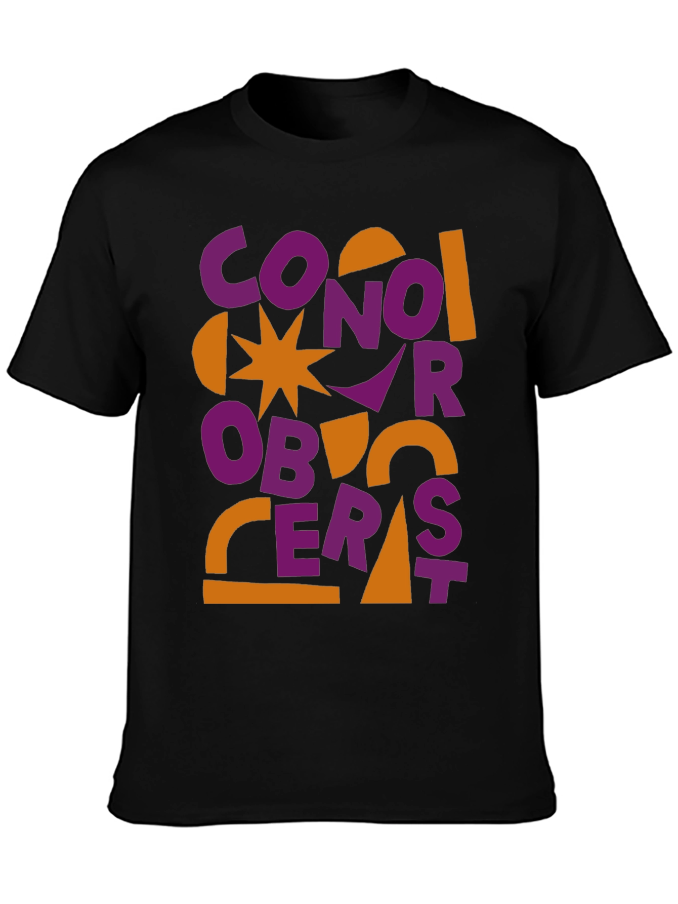 Conor Oberst Graphic Tee - Abstract Style