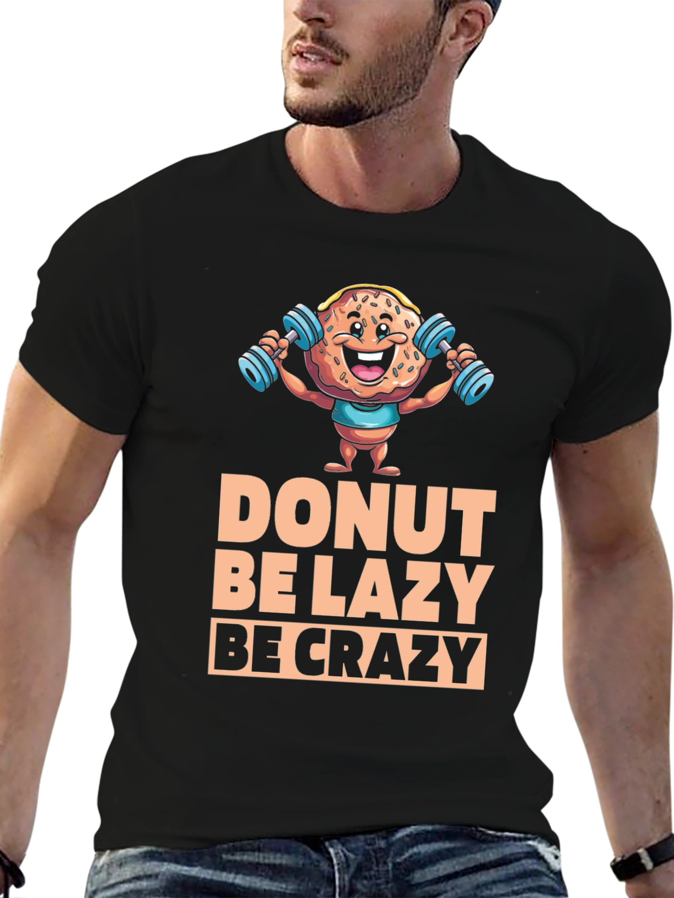 Donut Be Lazy Be Crazy Graphic Tee