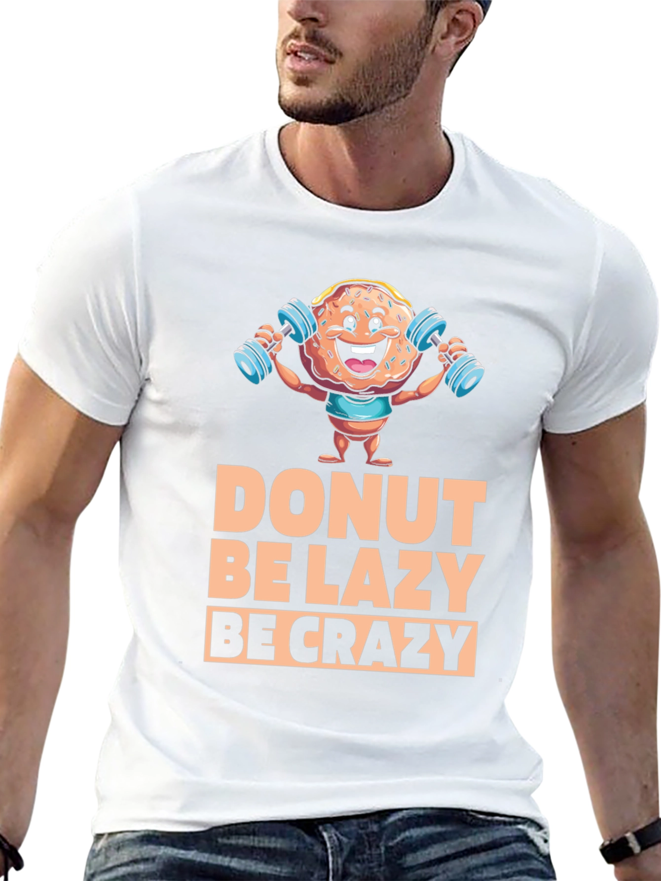 Donut Be Lazy Be Crazy Graphic Tee