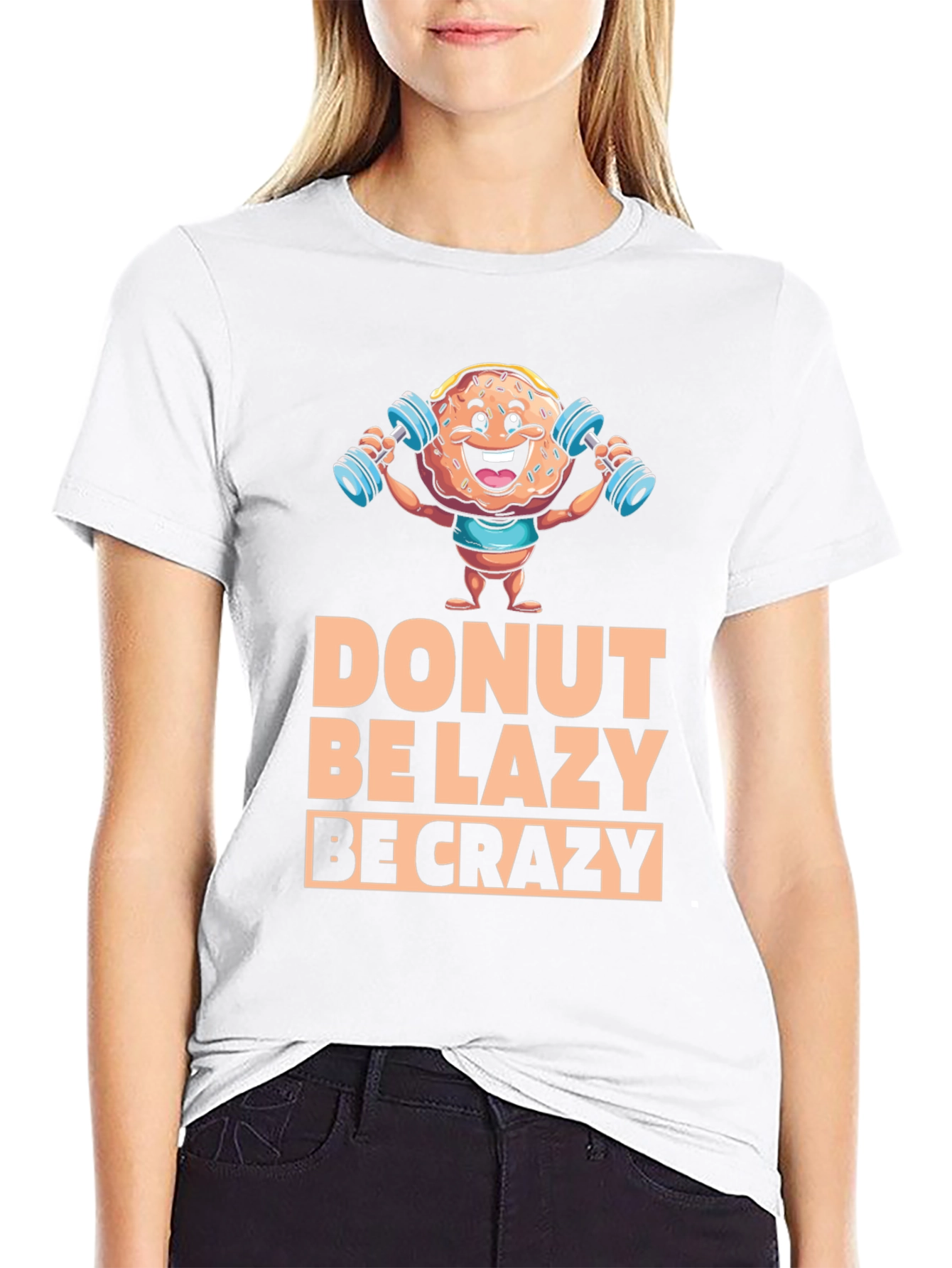 Donut Be Lazy Be Crazy Graphic Tee