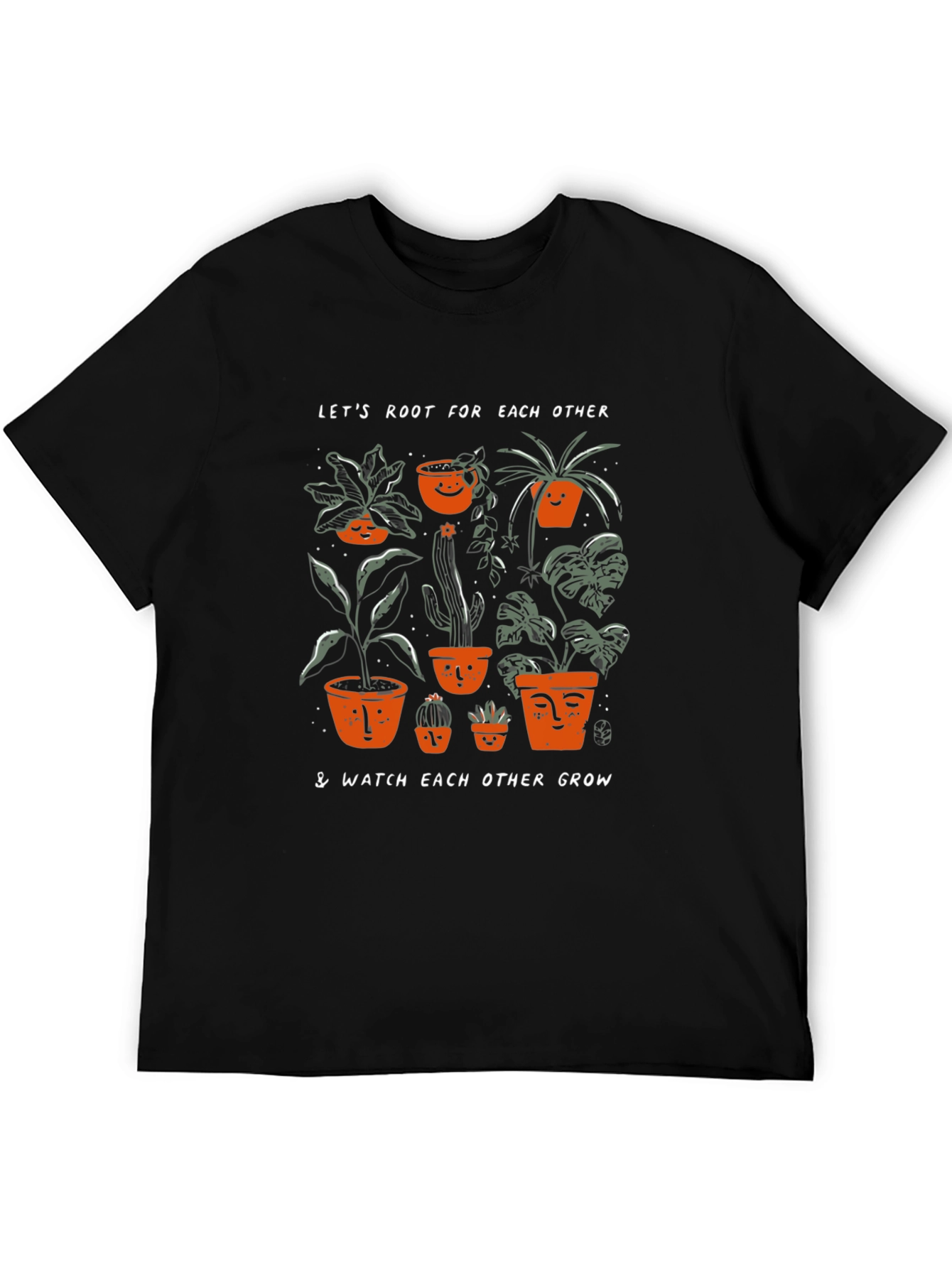 Root for Each Other Graphic Tee - Black