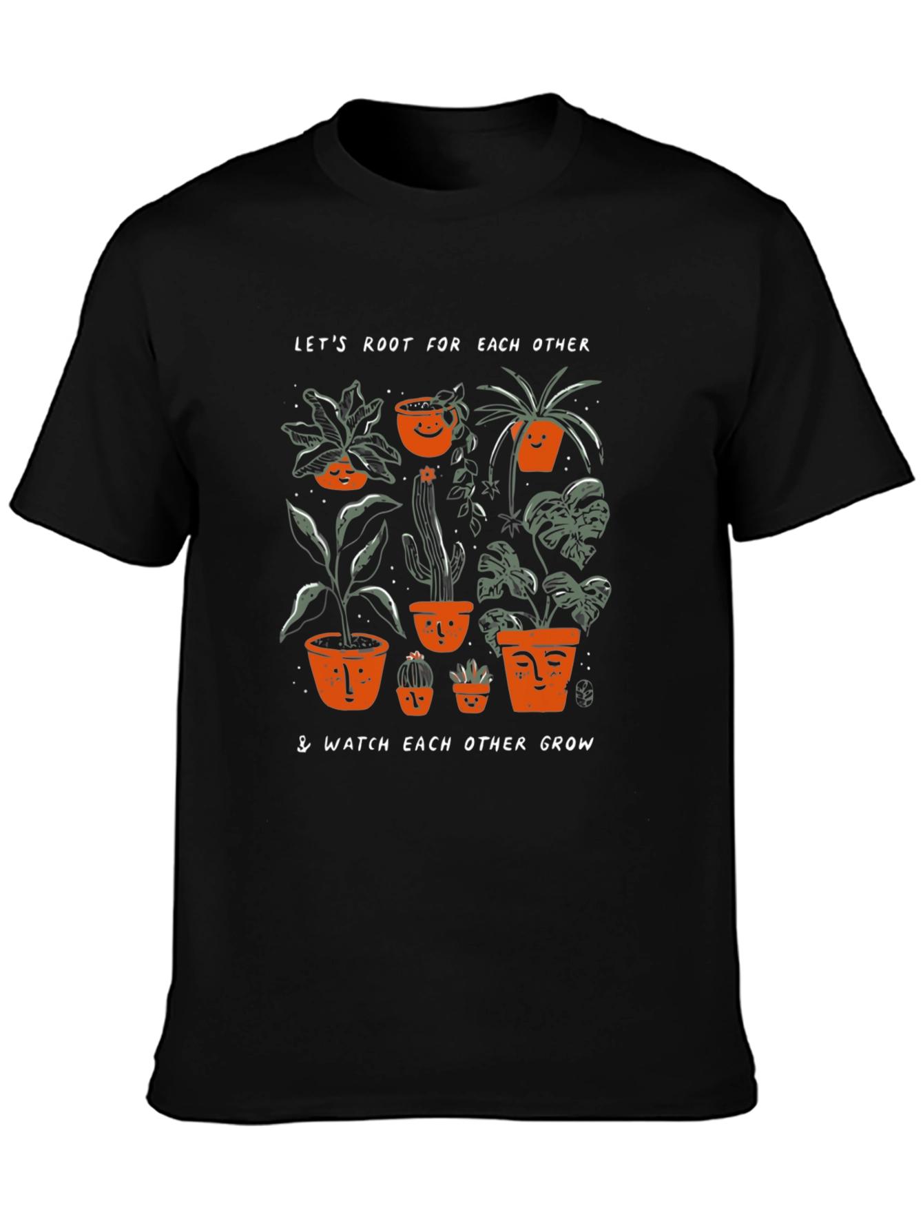 Root for Each Other Graphic Tee - Black