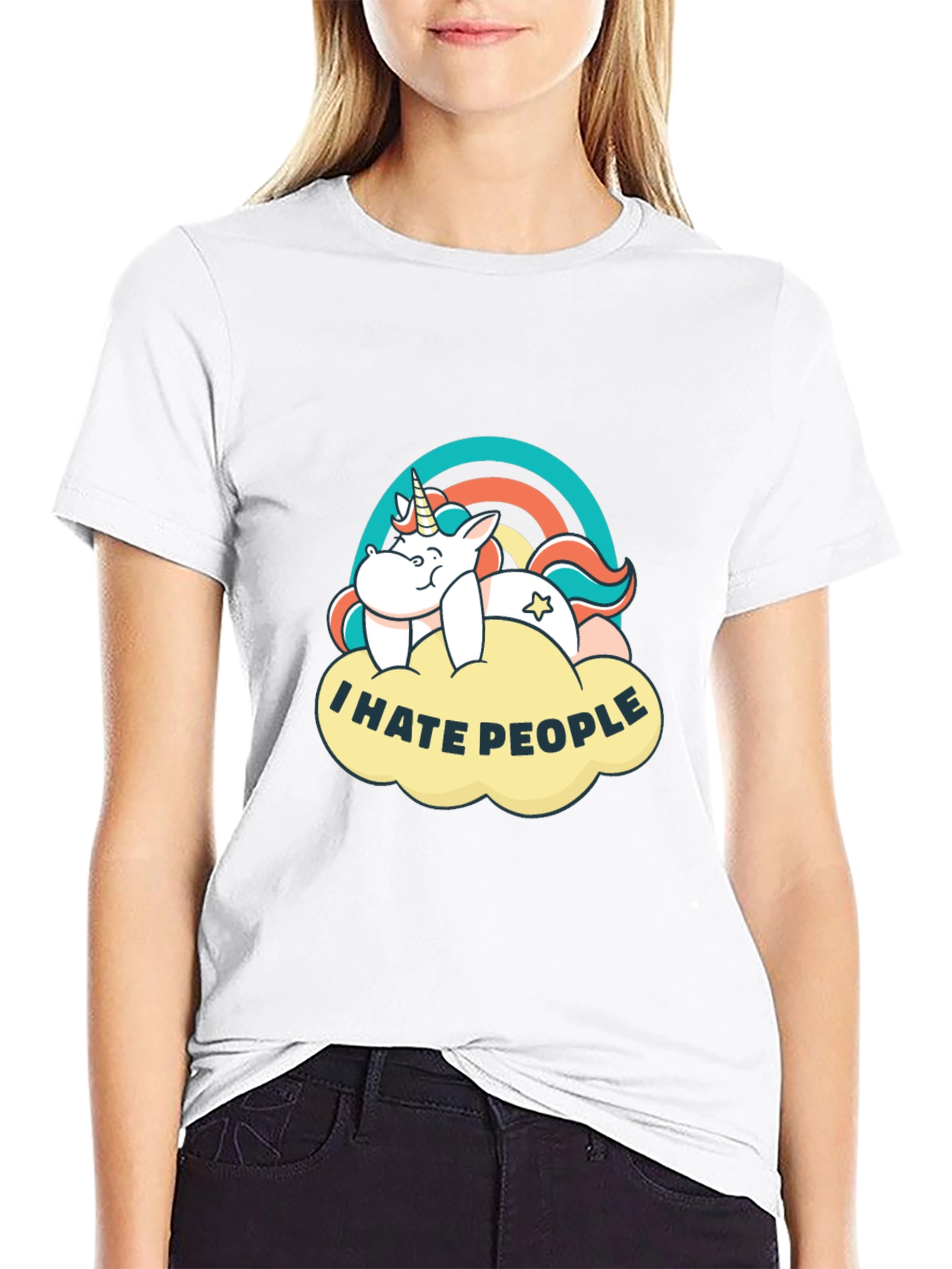 I Hate People Unicorn T-Shirt