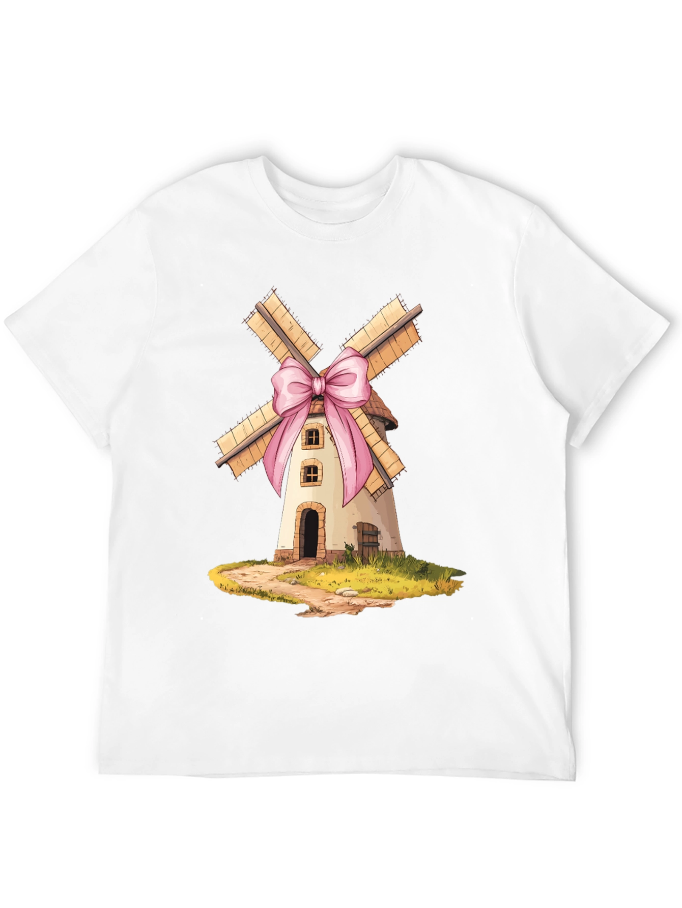 Whimsical Windmill Graphic Tee