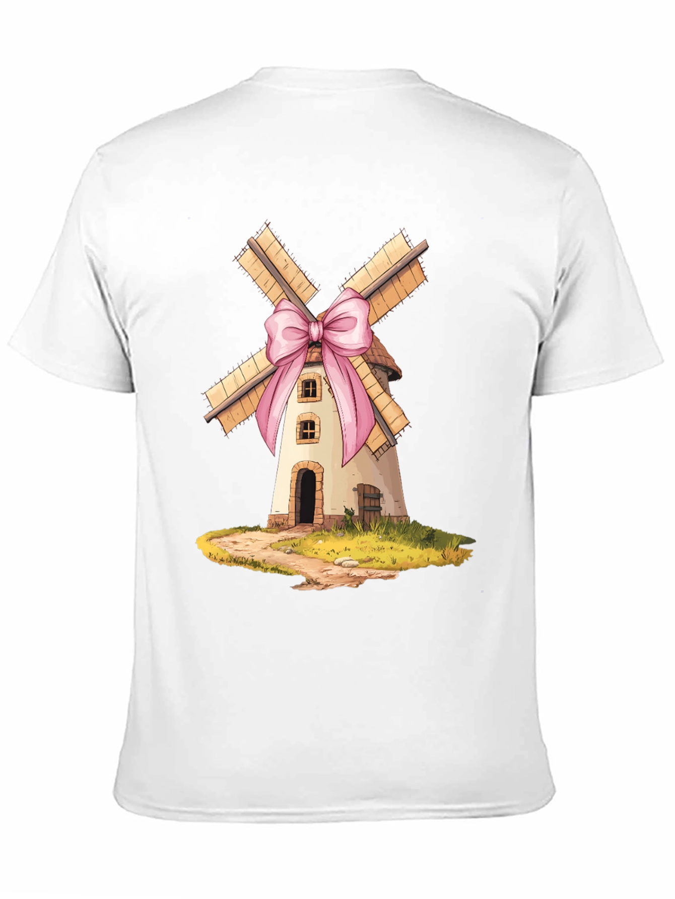 Whimsical Windmill Graphic Tee