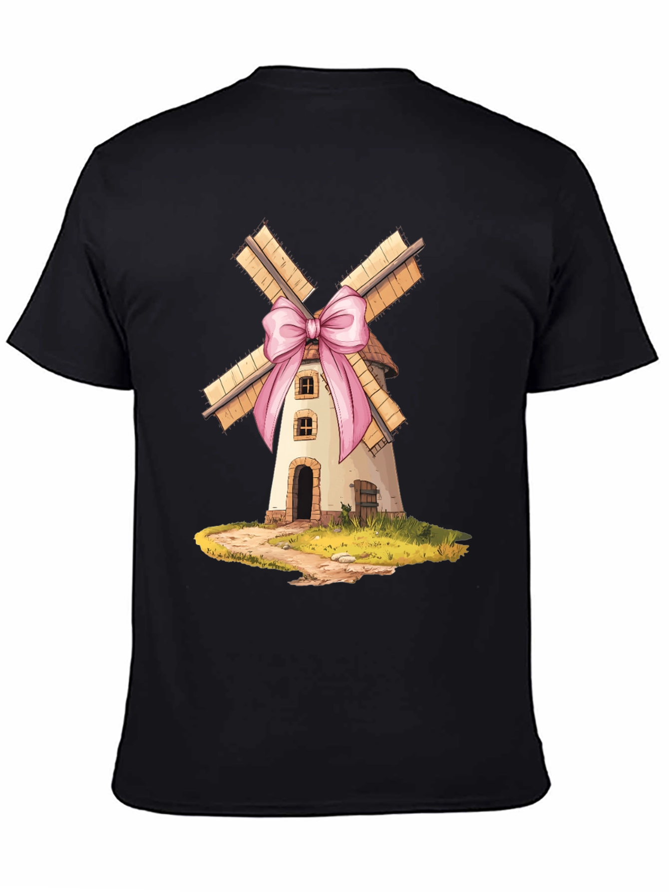 Whimsical Windmill Graphic Tee