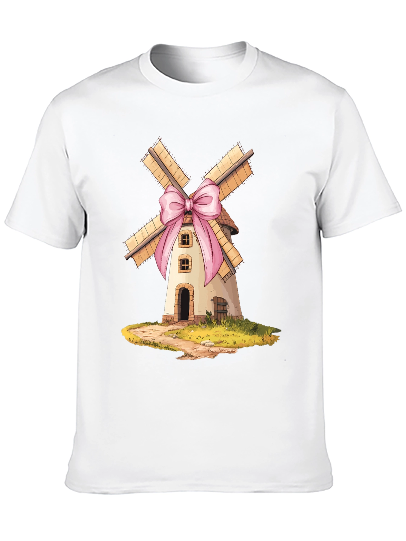 Whimsical Windmill Graphic Tee
