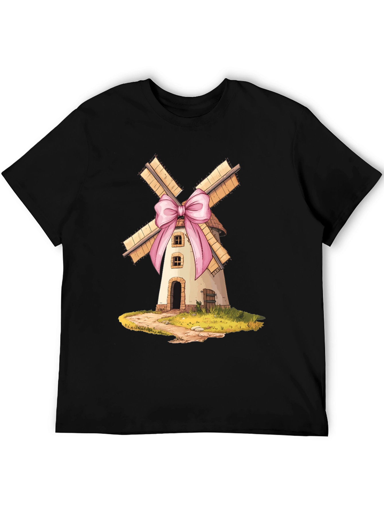 Whimsical Windmill Graphic Tee