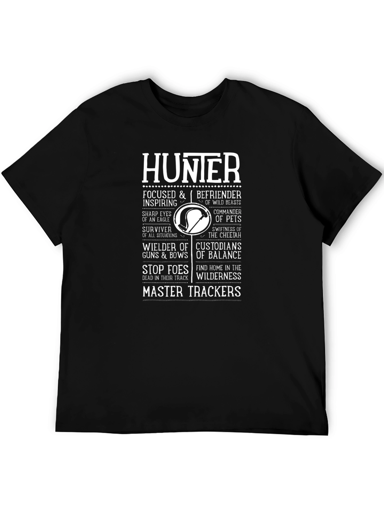 Hunter T-Shirt: Focused Inspiring Master Tracker