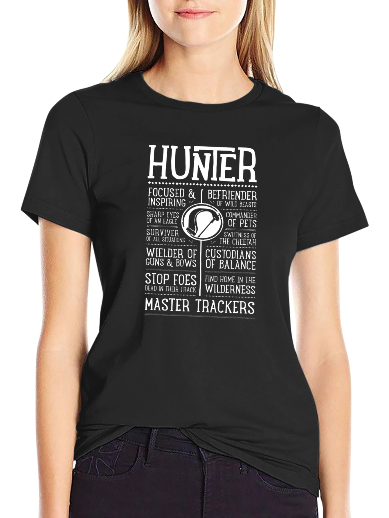 Hunter T-Shirt: Focused Inspiring Master Tracker