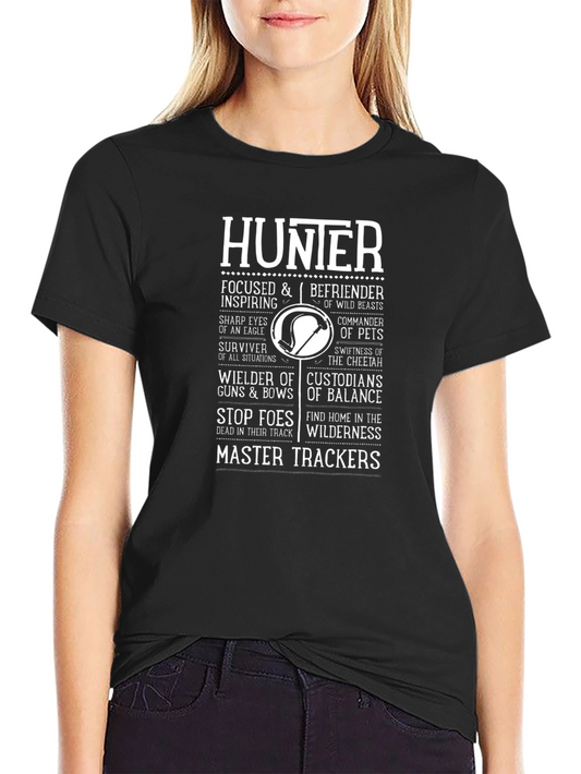 Hunter T-Shirt: Focused Inspiring Master Tracker