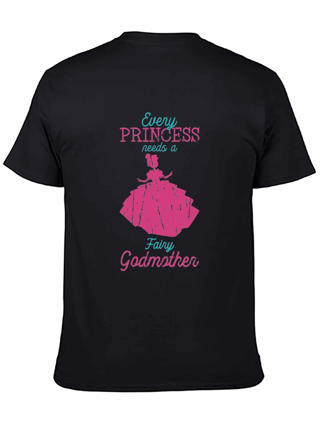 Princess Fairy Godmother Tee - Black Novelty T-Shirt