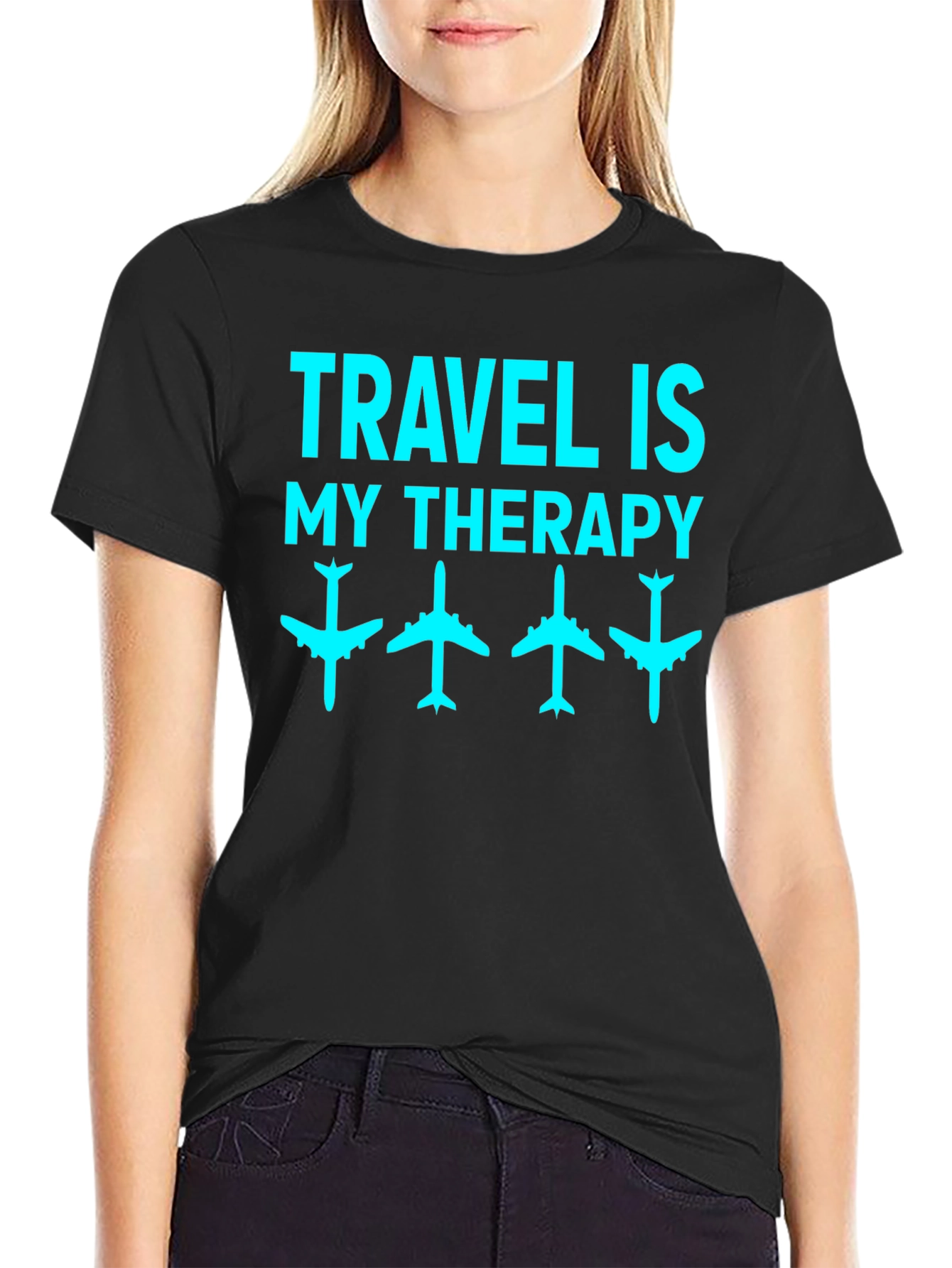 Travel Is My Therapy Tee