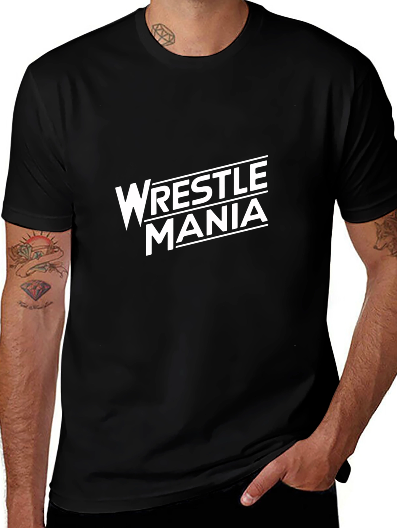 WrestleMania Black T-Shirt