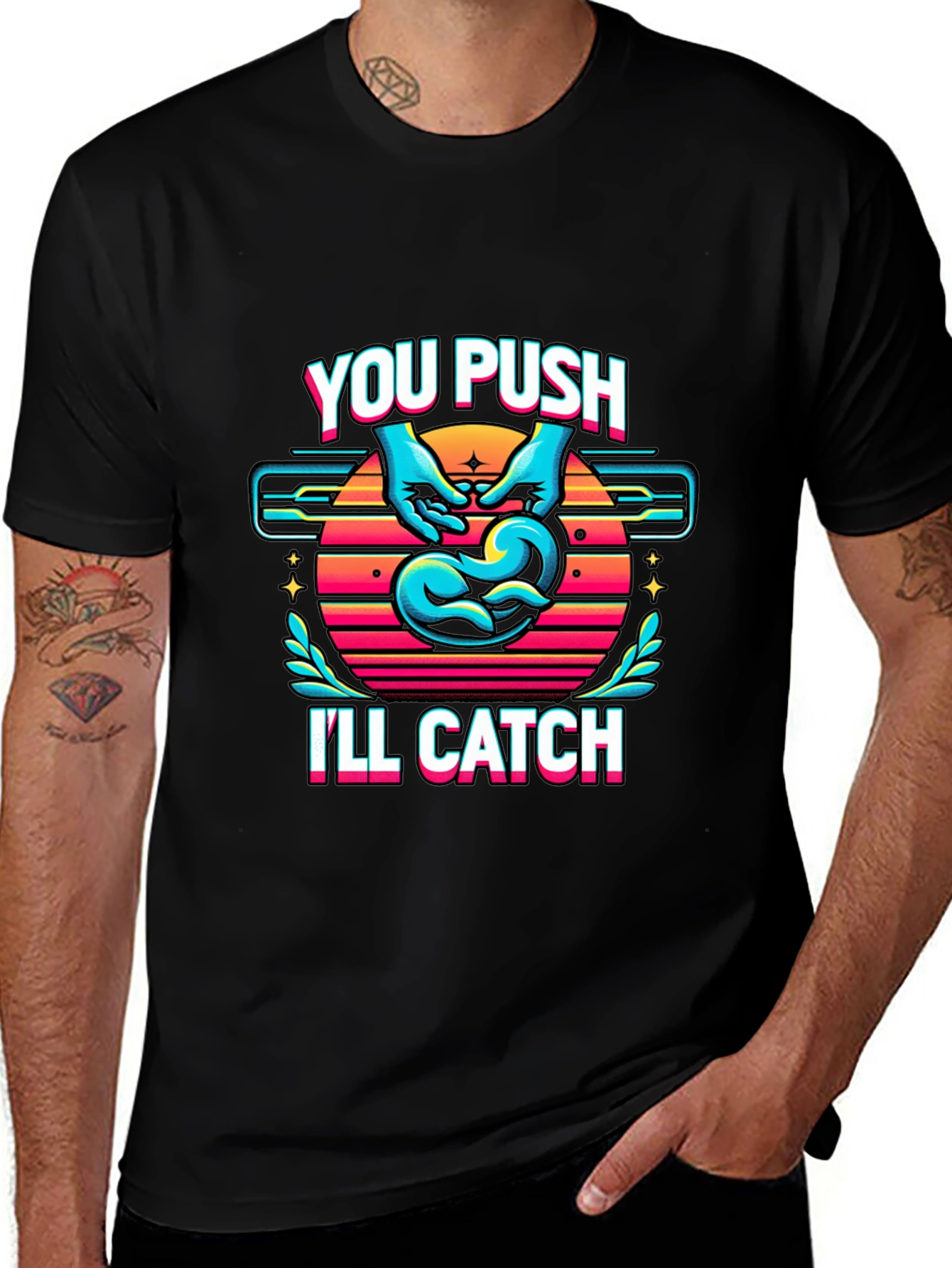 Funny Delivery Nurse You Push Ill Catch T-Shirt