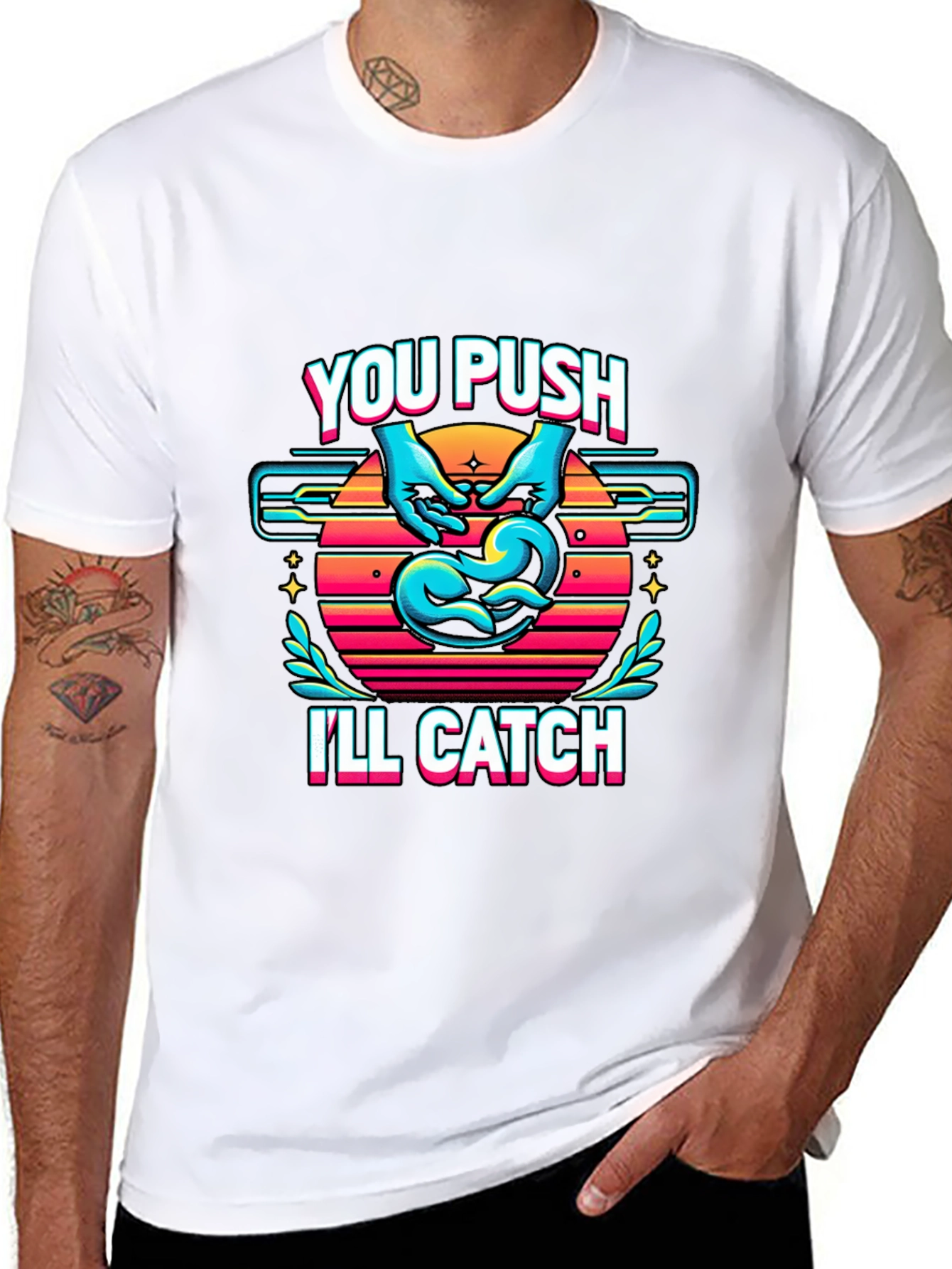 Funny Delivery Nurse You Push Ill Catch T-Shirt