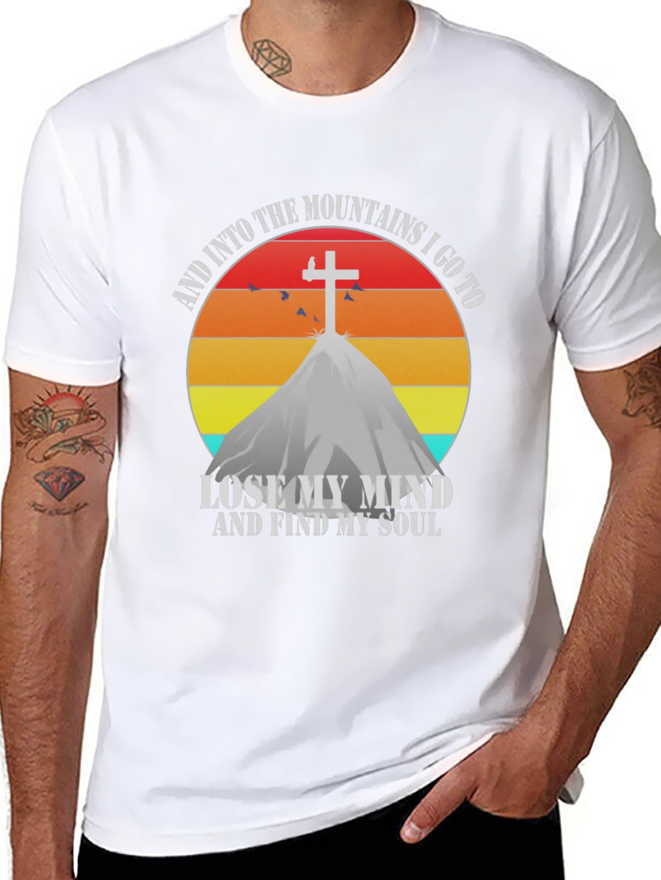 Mountains and Soul Graphic T-Shirt