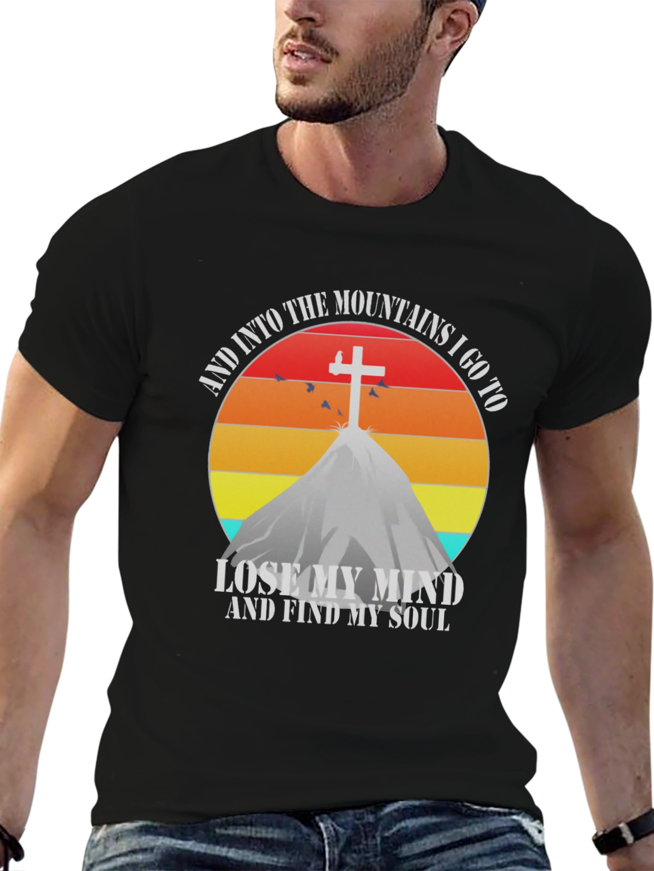 Mountains and Soul Graphic T-Shirt