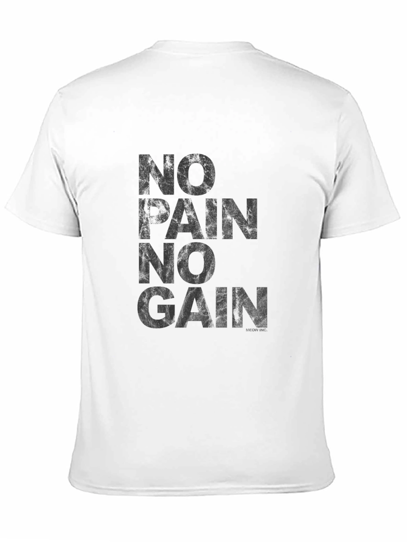 No Pain No Gain Black Graphic Tee