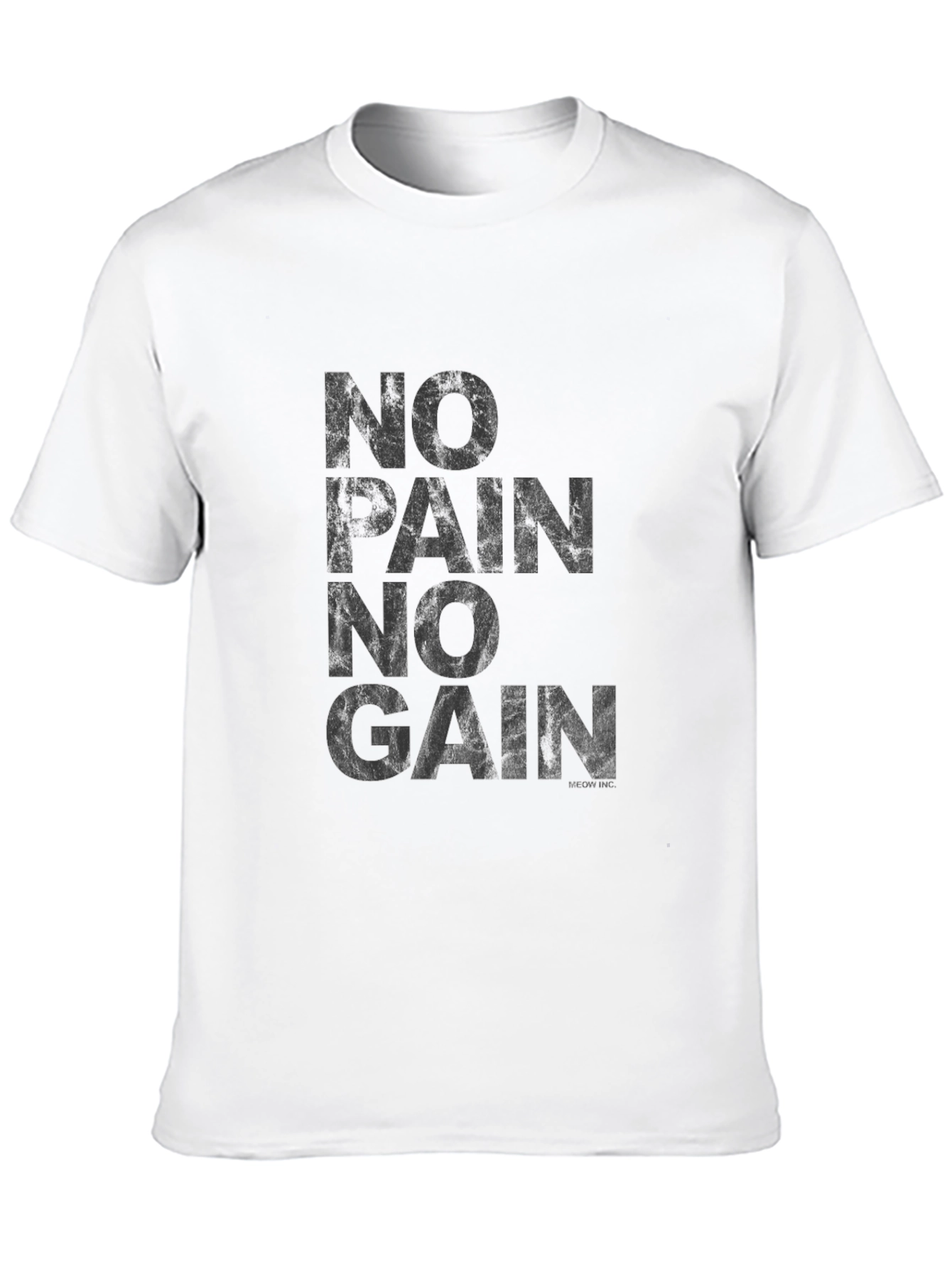 No Pain No Gain Black Graphic Tee