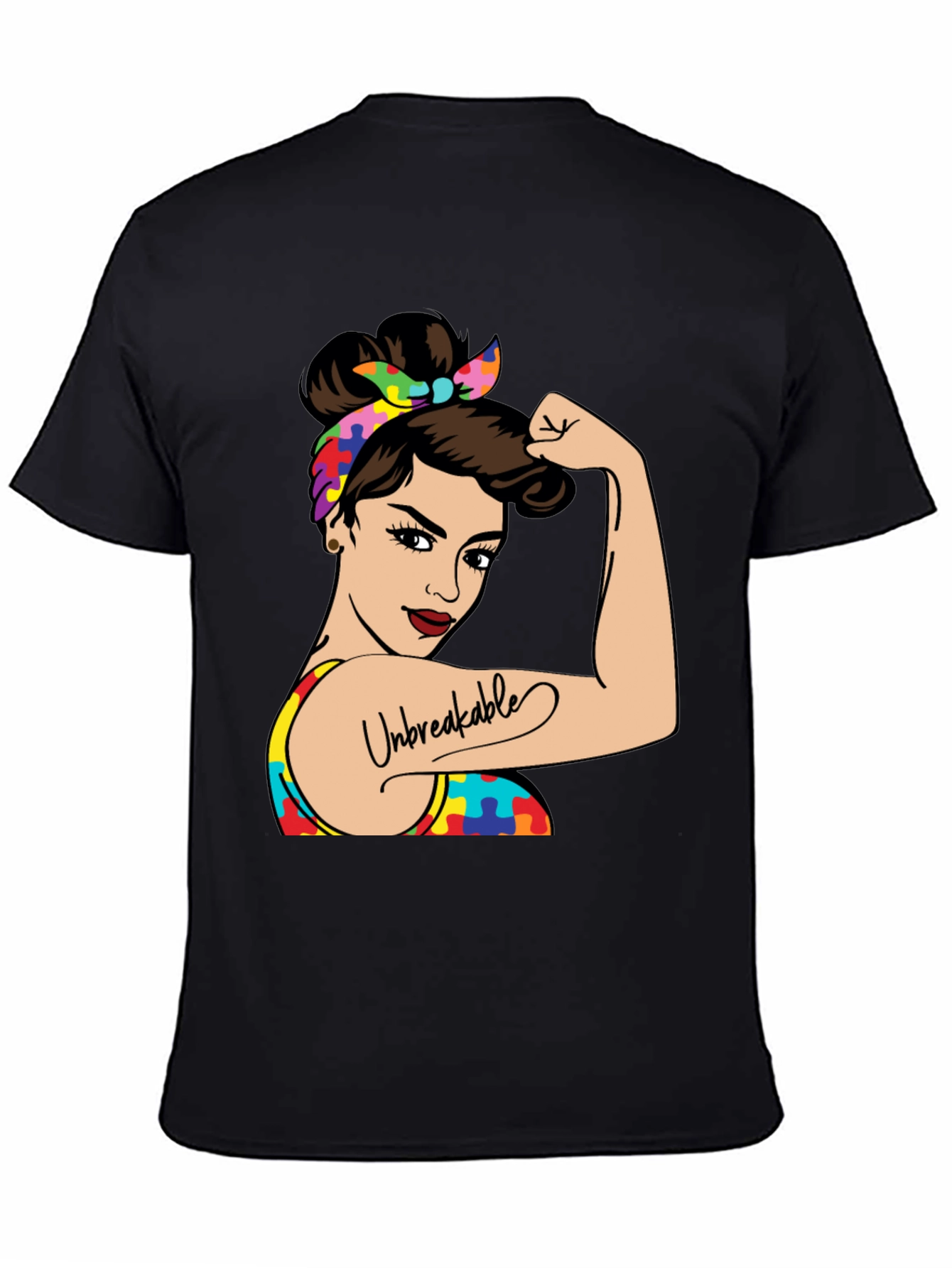 Unbreakable Autism Awareness Graphic T-Shirt