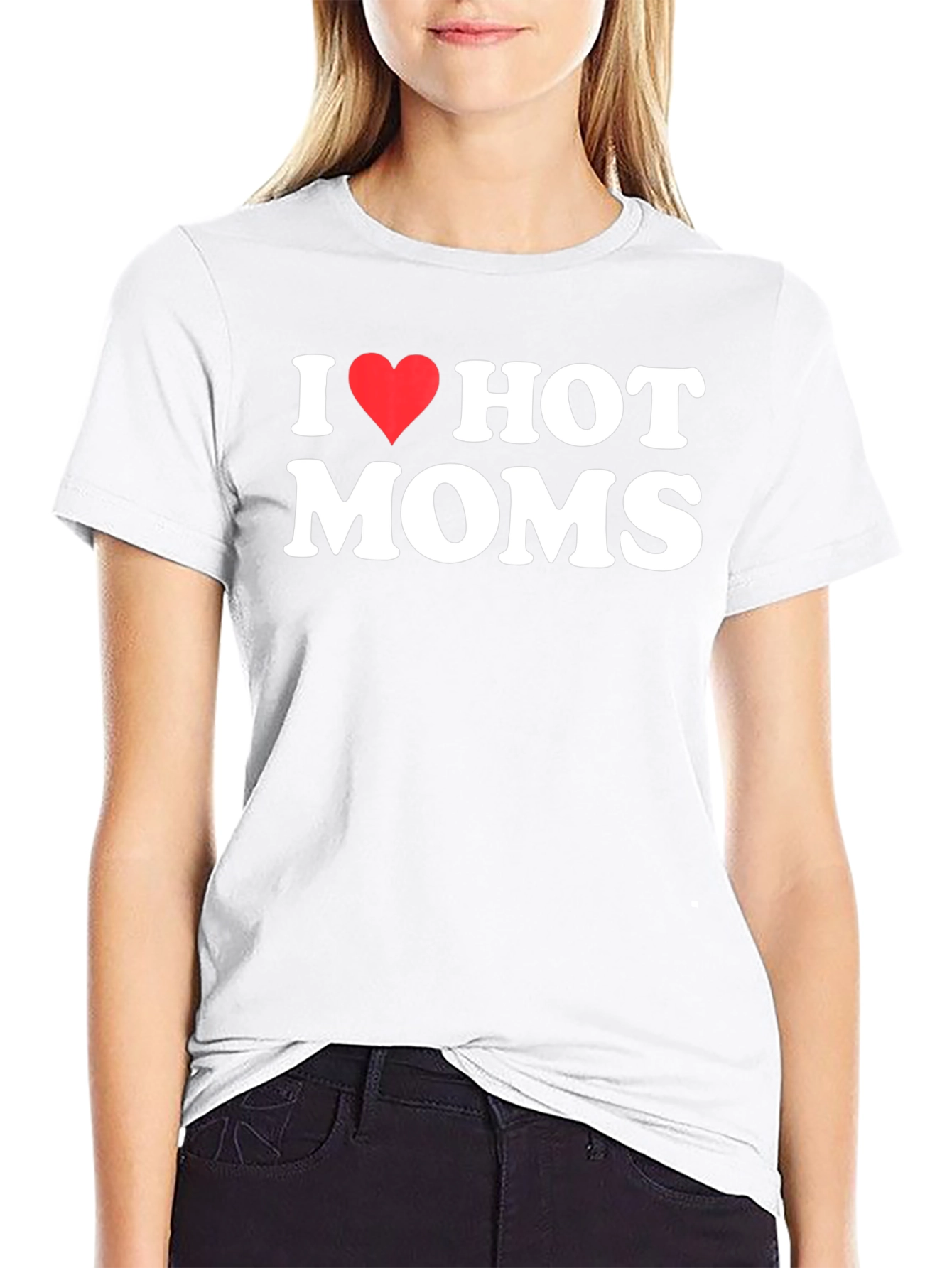I Heart Hot Moms Graphic T-Shirt