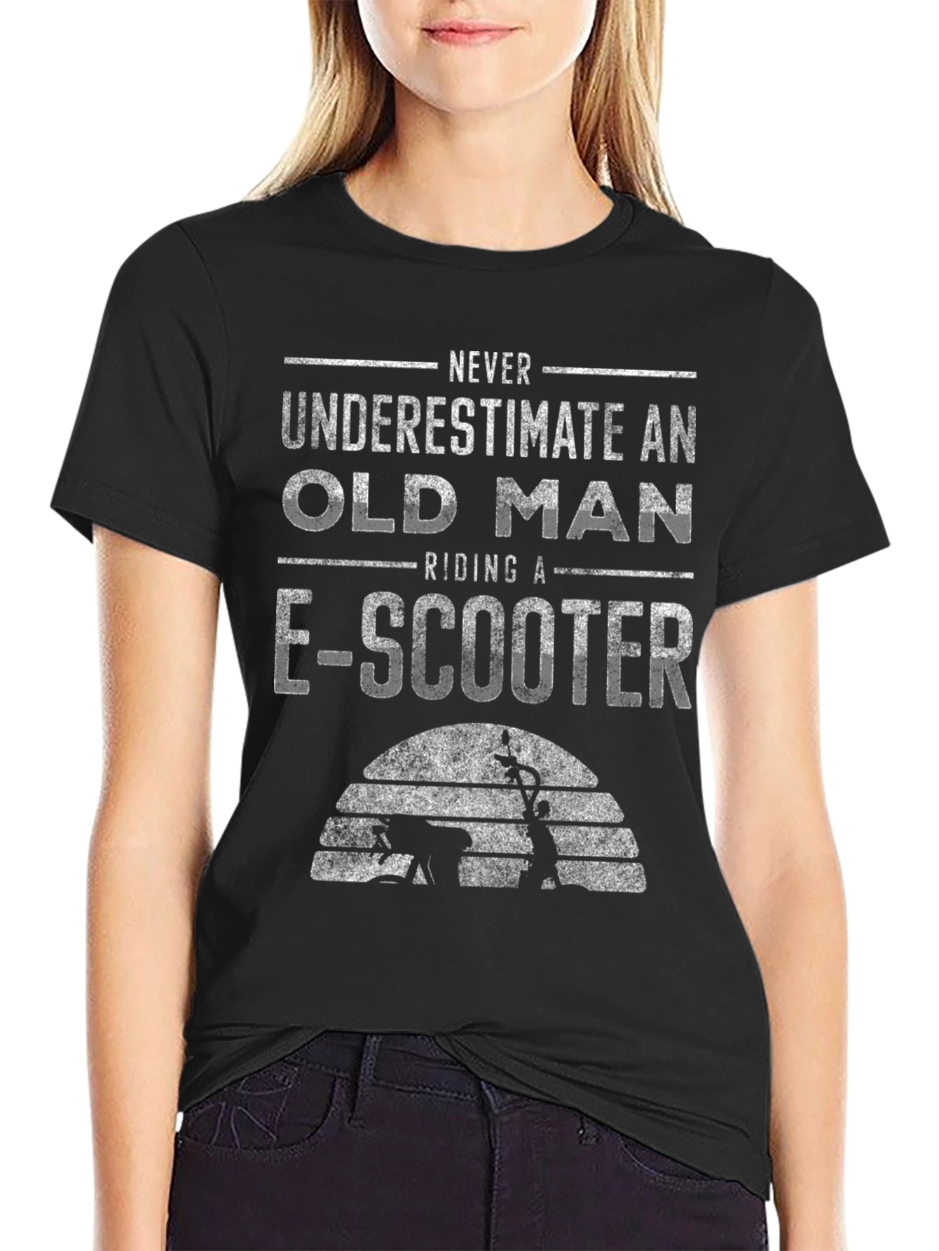 Old Man E-Scooter Graphic Tee