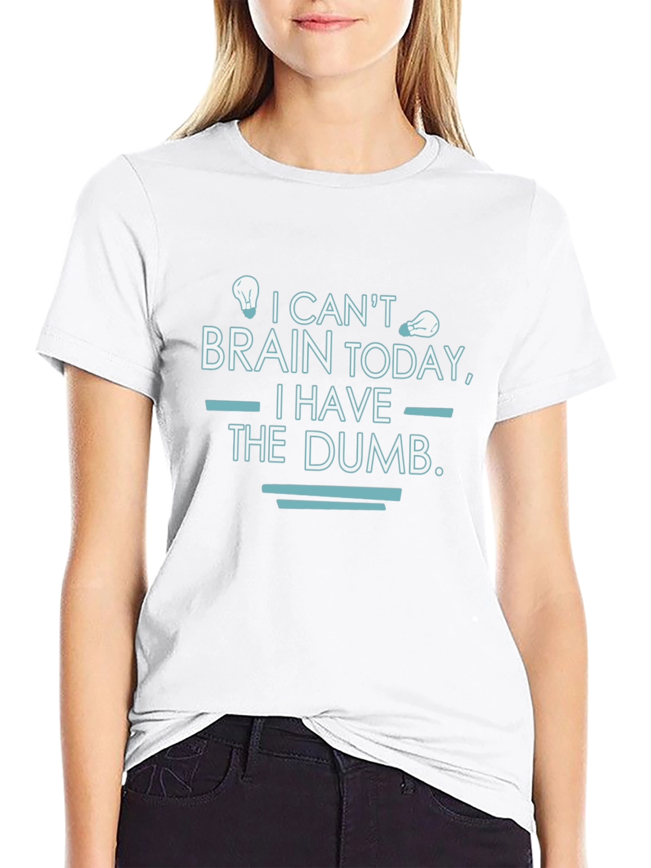 Funny I Cant Brain Today Graphic T-Shirt