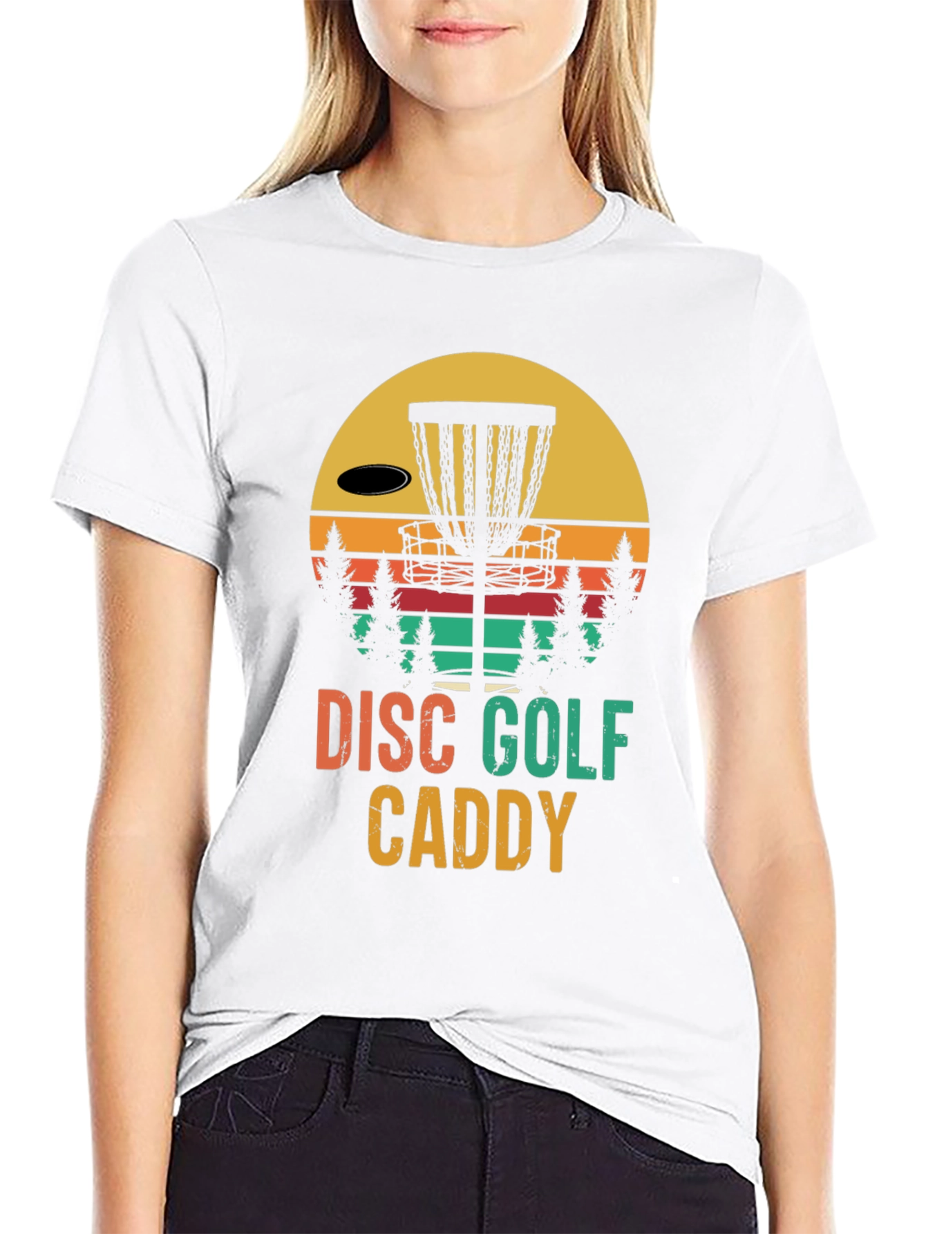 Retro Disc Golf Caddy T-Shirt