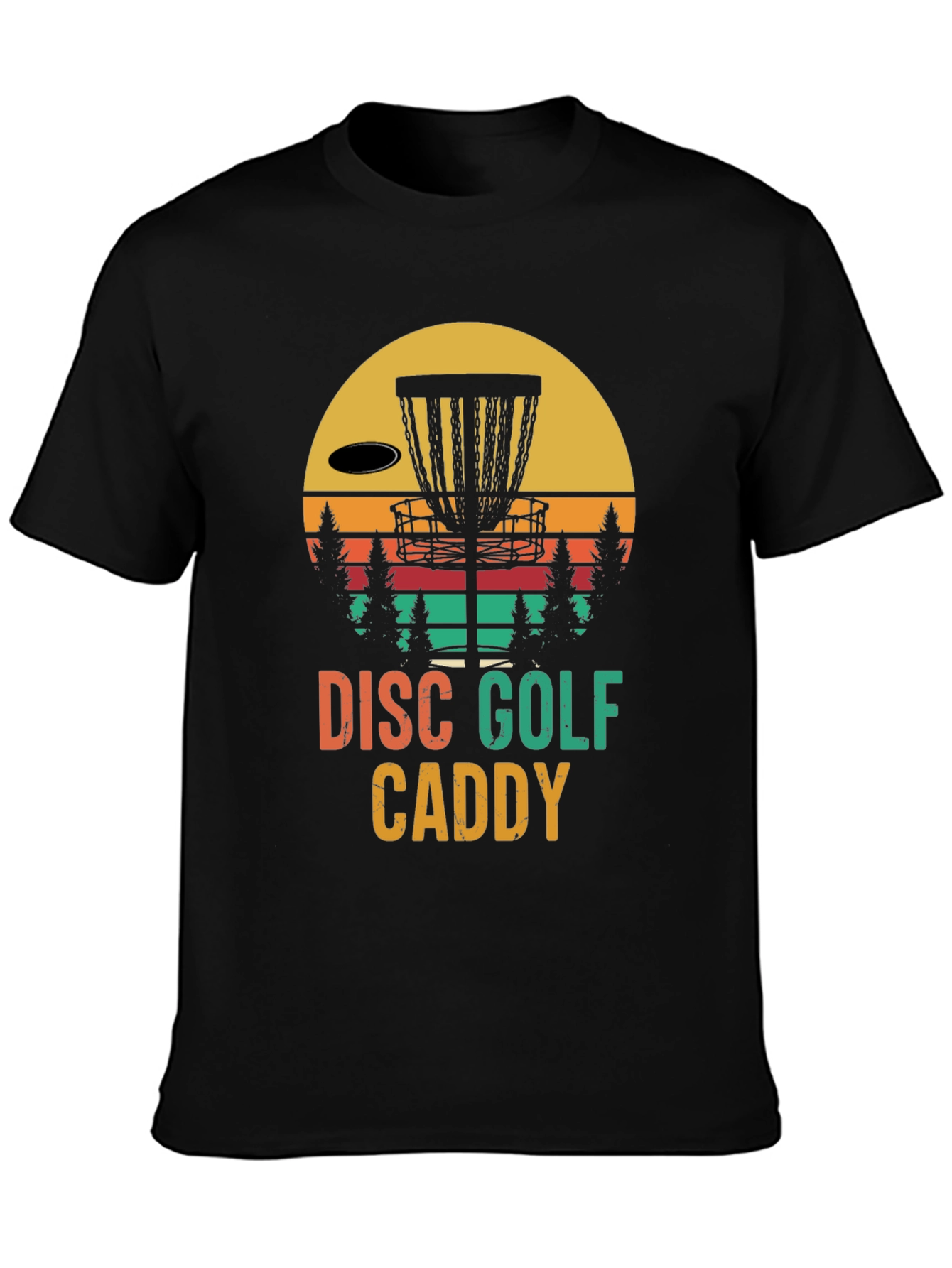 Retro Disc Golf Caddy T-Shirt