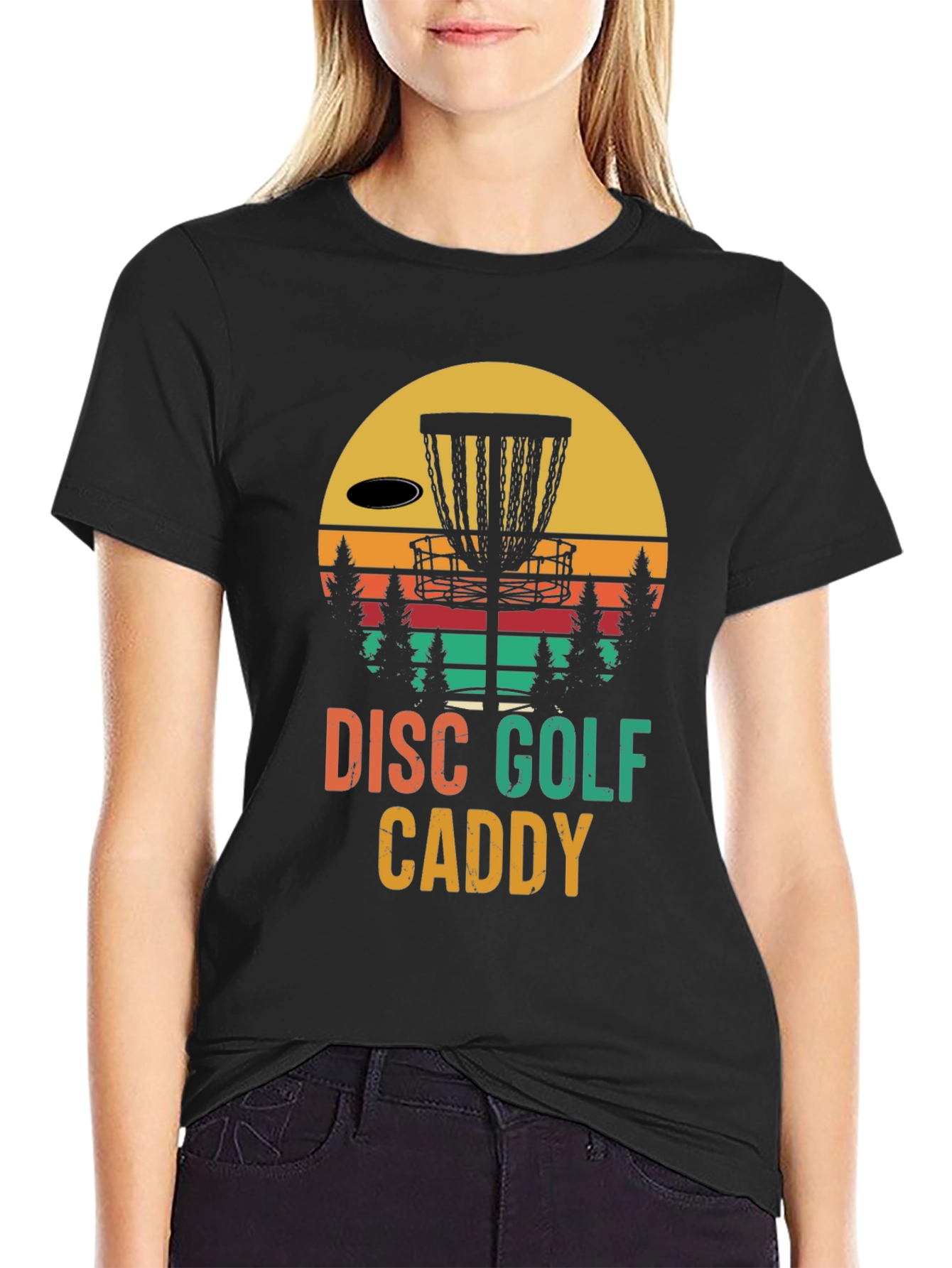 Retro Disc Golf Caddy T-Shirt
