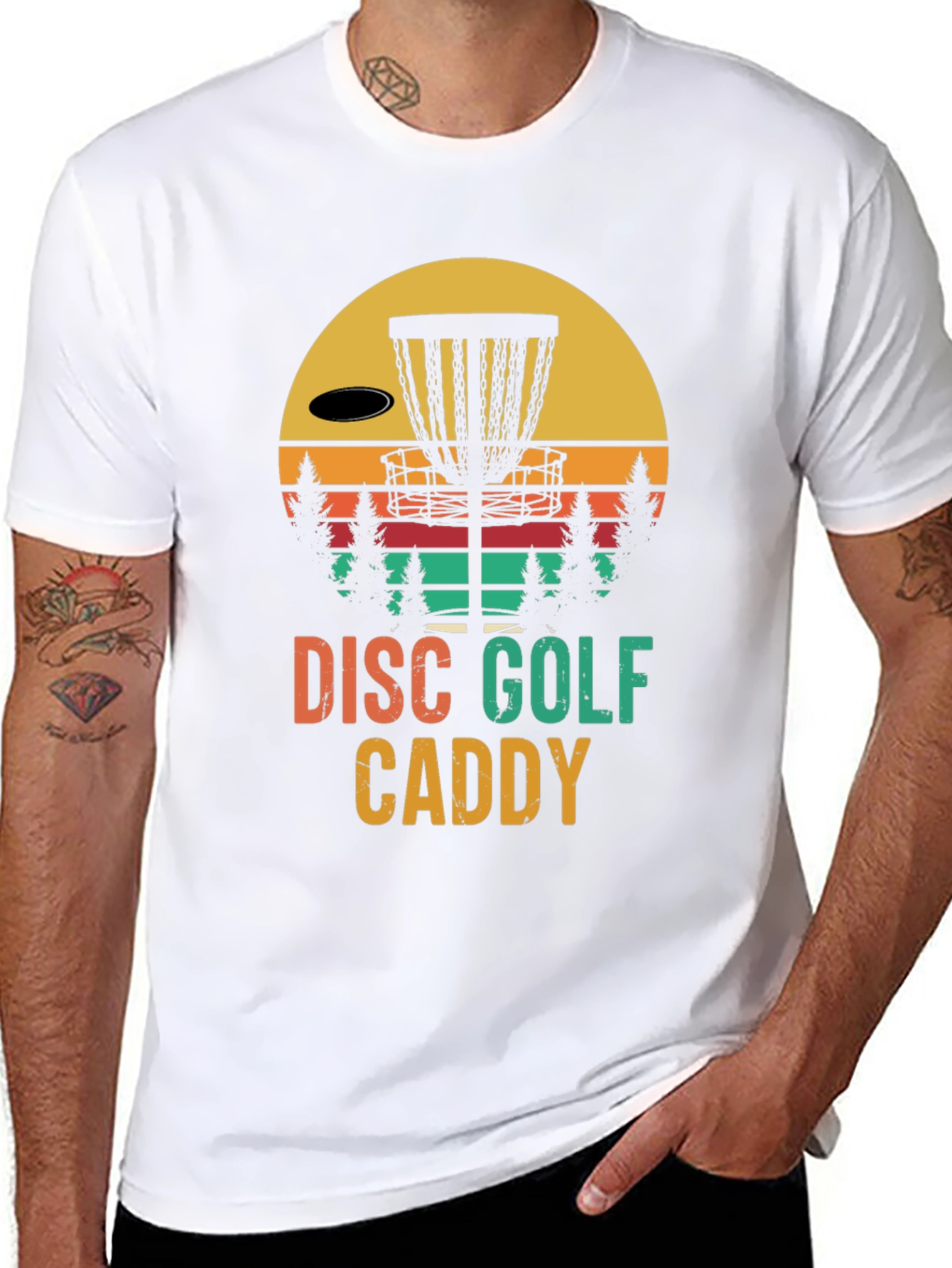 Retro Disc Golf Caddy T-Shirt
