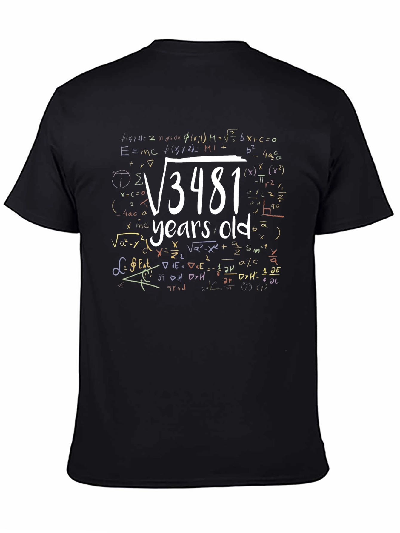 Funny Math Equation Birthday T-Shirt