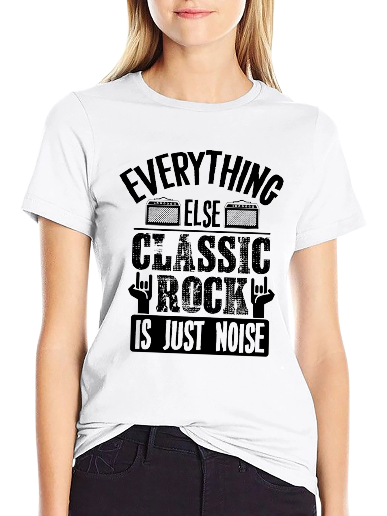 Classic Rock Noise Graphic T-Shirt