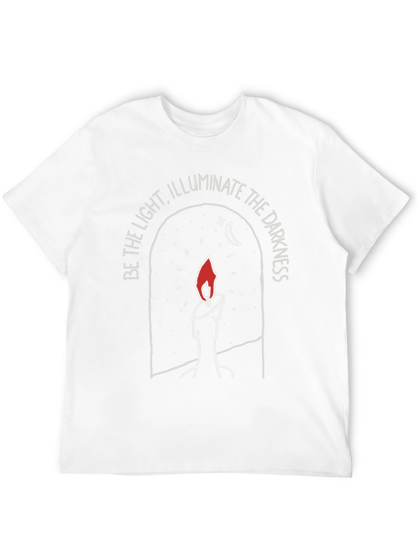 Candlelight Motivation Black T-Shirt