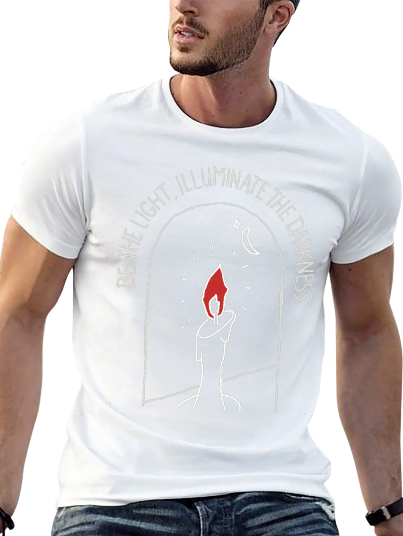 Candlelight Motivation Black T-Shirt