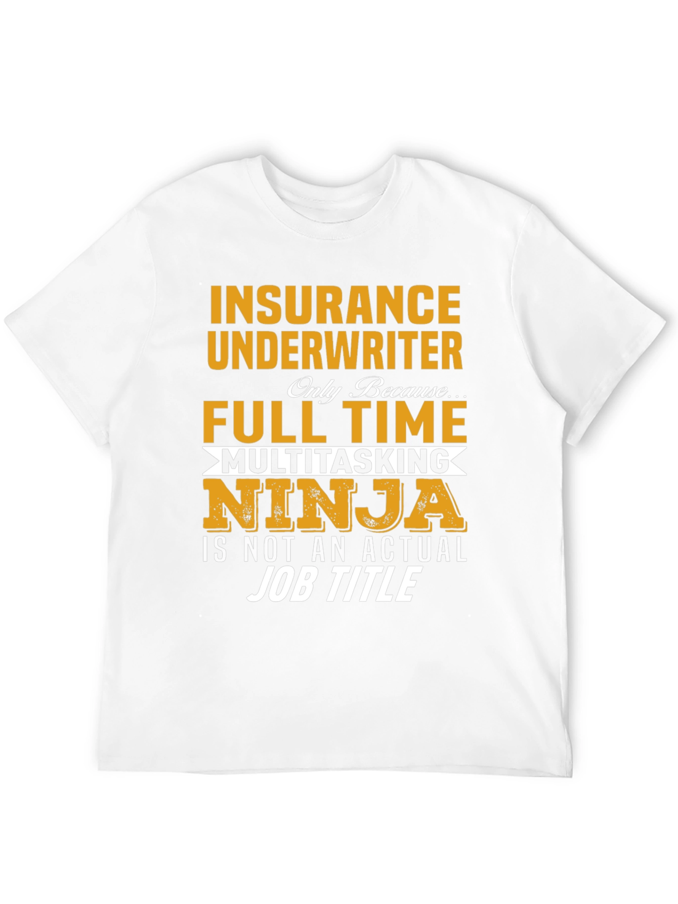Insurance Underwriter Multitasking Ninja Graphic T-Shirt
