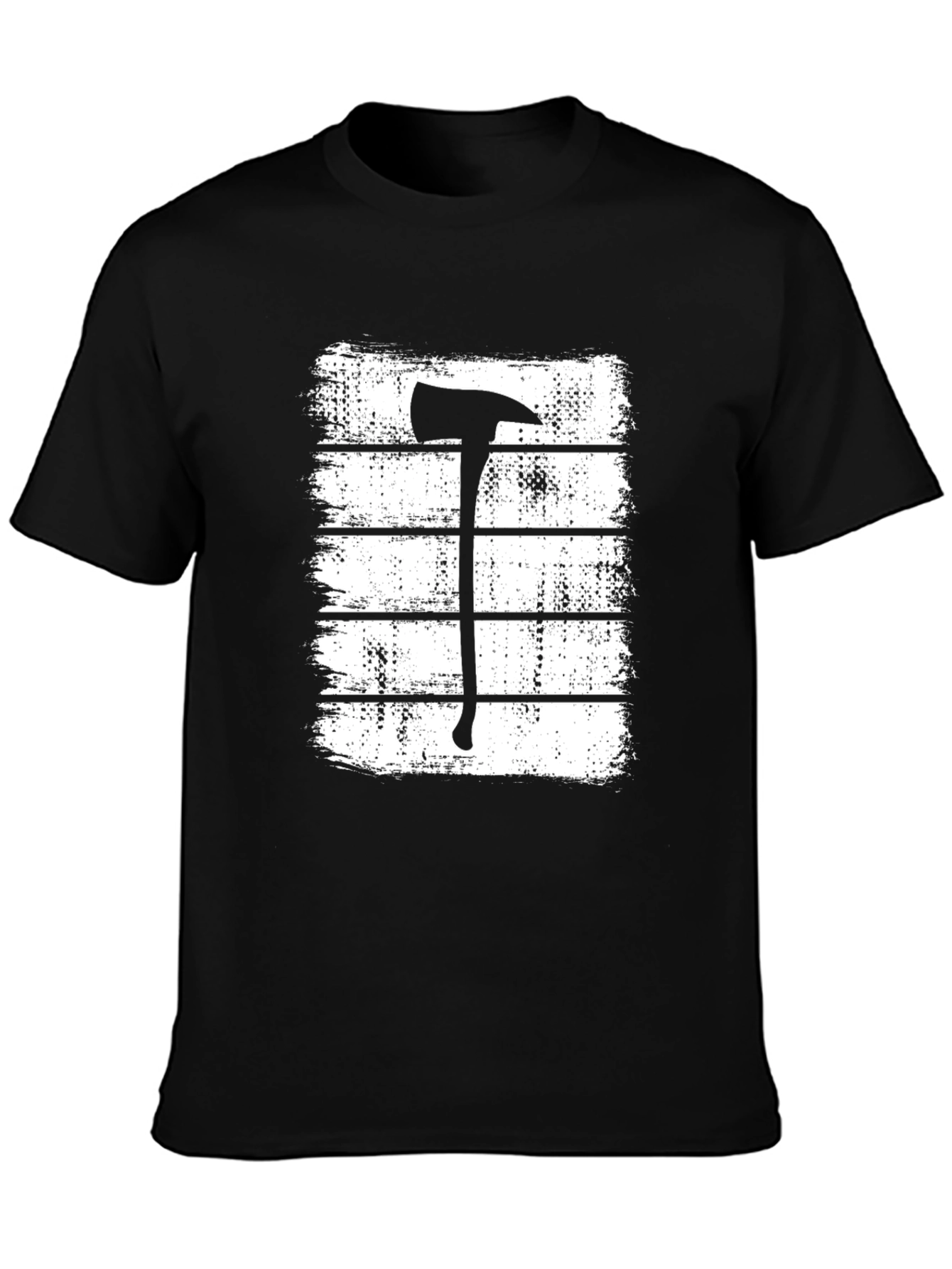 Firefighter Axe T-Shirt - Brushstroke Design