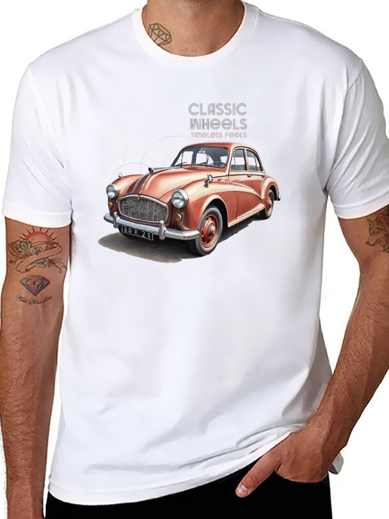 Classic Car Graphic Tee - Timeless Style