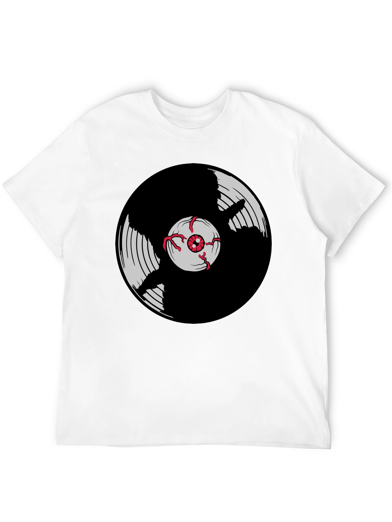 Vinyl Eye Graphic Tee - Black T-Shirt