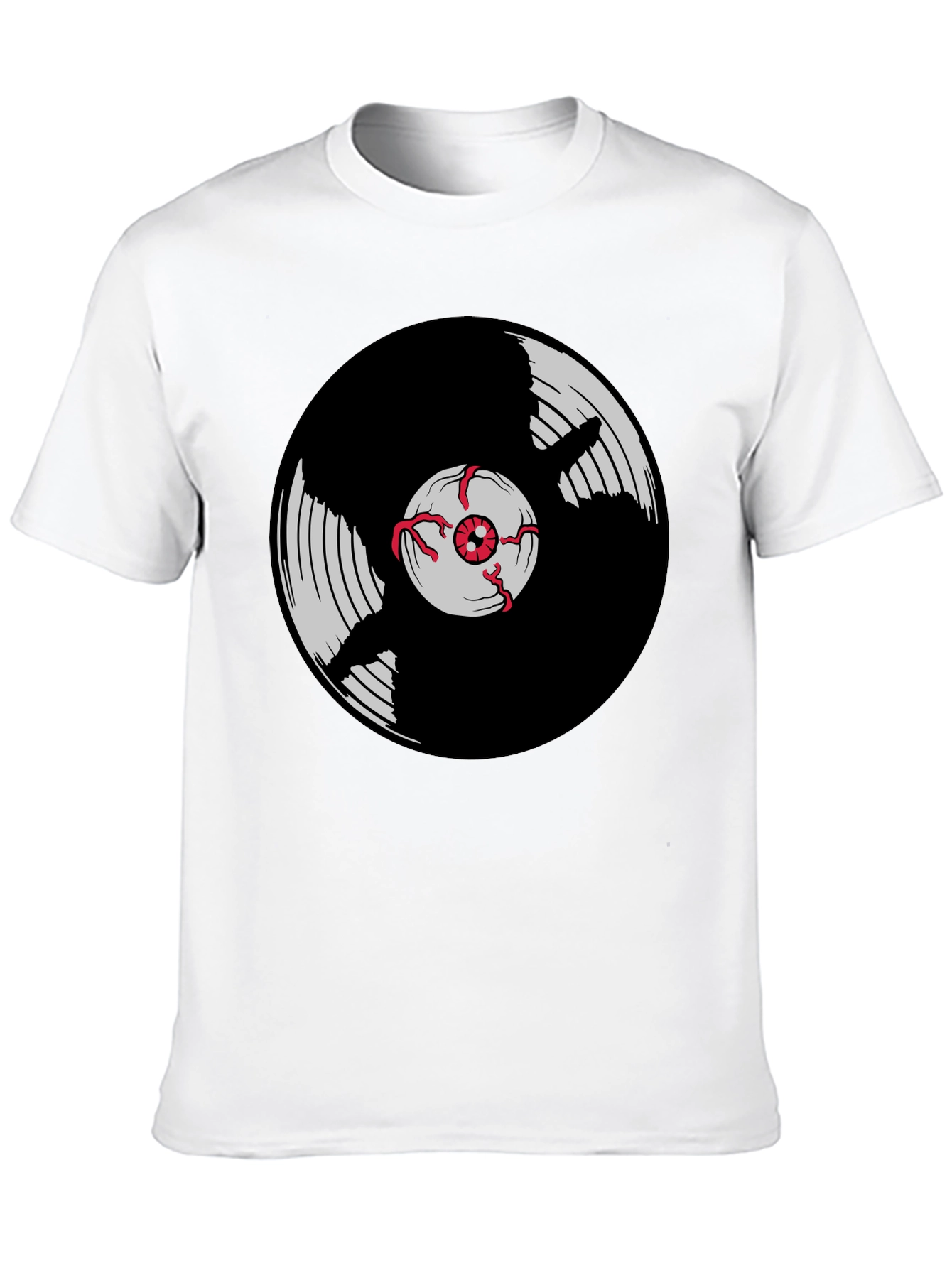 Vinyl Eye Graphic Tee - Black T-Shirt