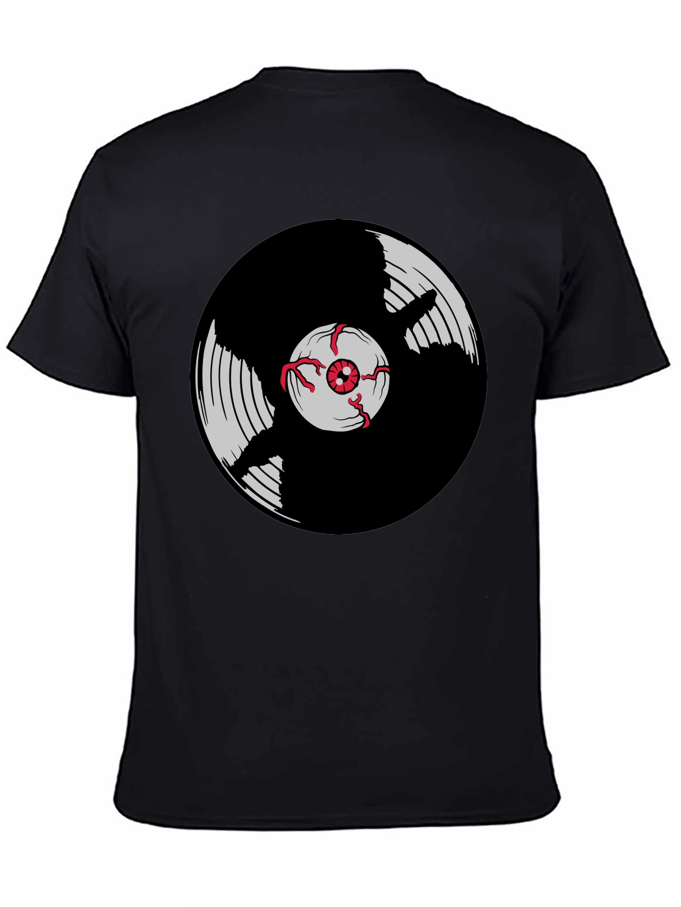 Vinyl Eye Graphic Tee - Black T-Shirt
